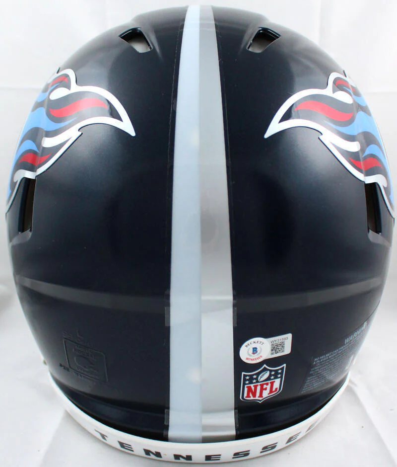 Treylon Burks Signed Tennessee Titans F/S Speed Authentic Helmet-Beckett W Holo - Image 4