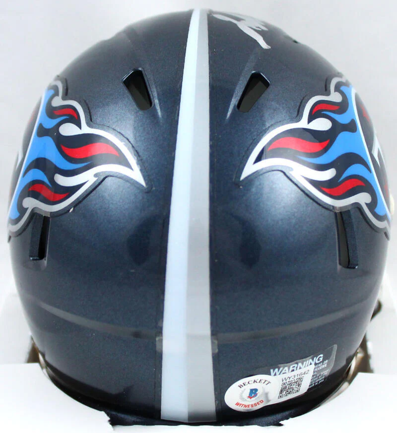 Treylon Burks Signed Tennessee Titans Speed Mini Helmet-Beckett W Hologram - Image 3