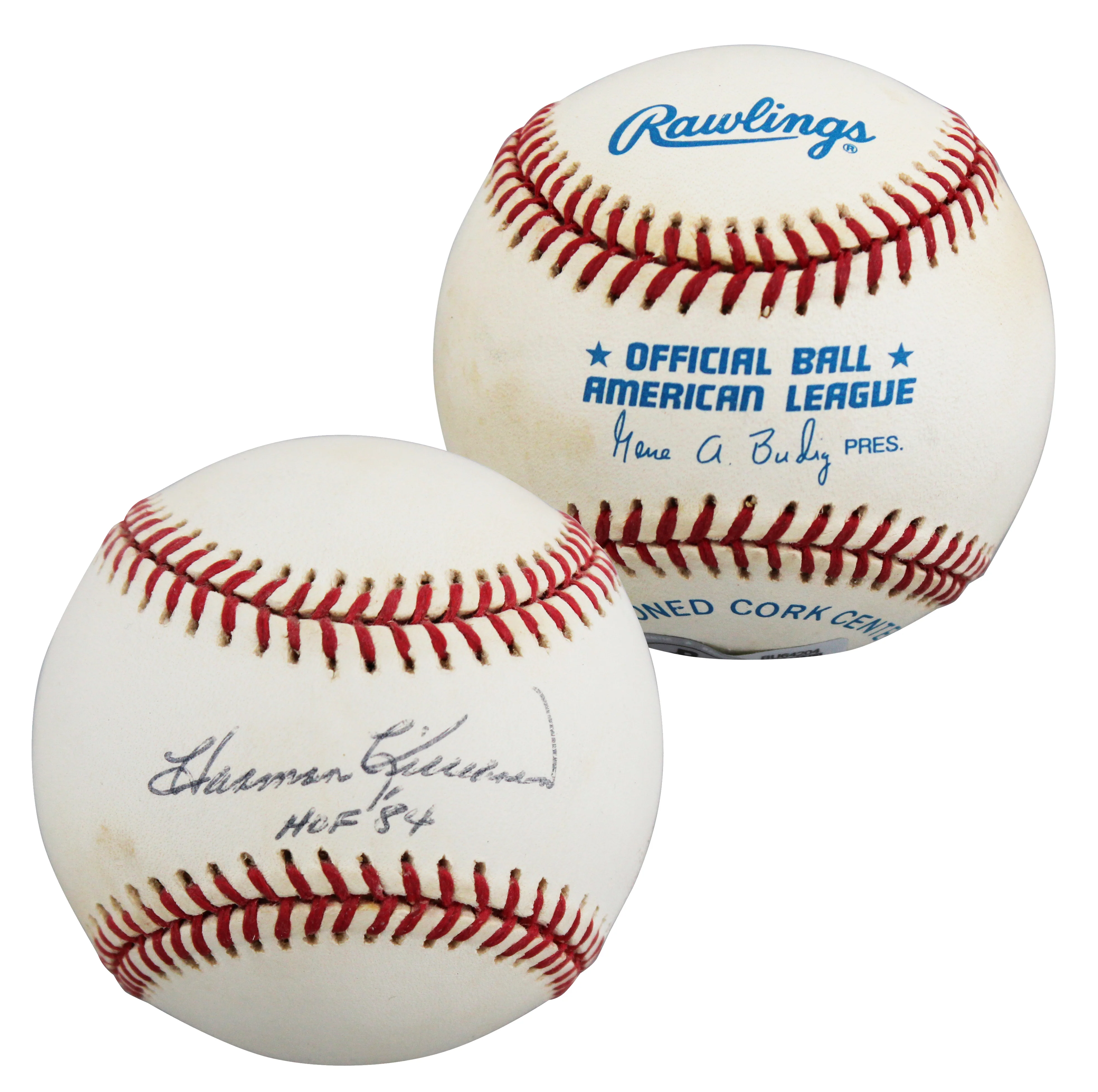 Twins Harmon Killebrew "HOF 84" Authentic Signed Budig OAL Baseball BAS #BU64204 - Image 2