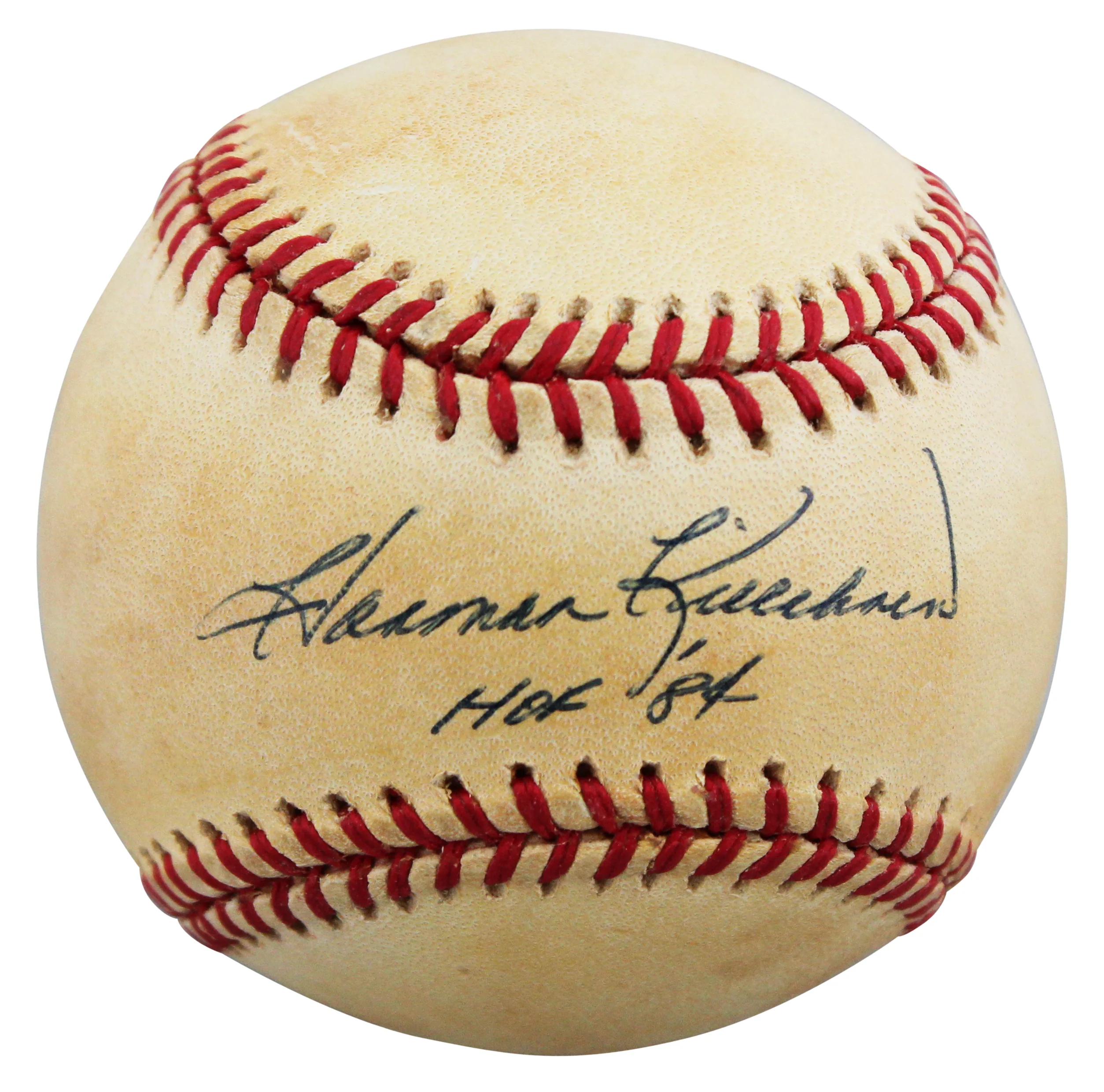 Twins Harmon Killebrew "HOF 84" Signed Gene Budig OAL Baseball BAS #BW89079 - Image 3
