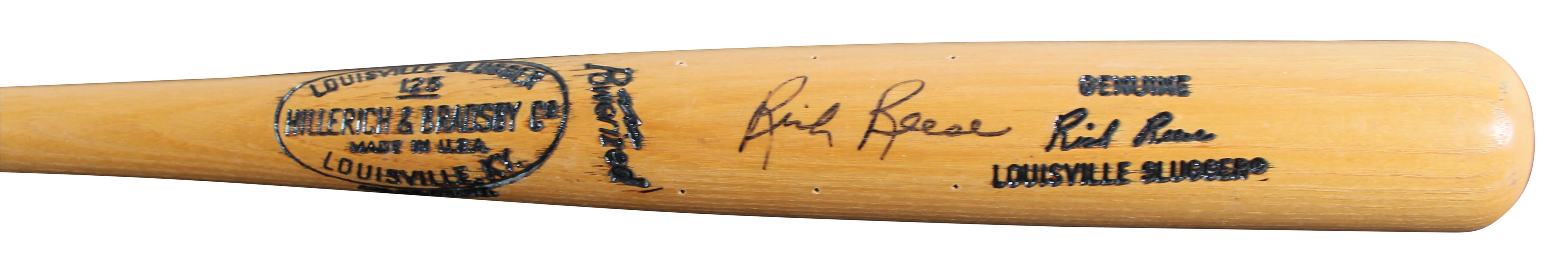 Twins Rich Reese Signed H&B Louisville Slugger Player Model Bat BAS #BU55134 - Image 4