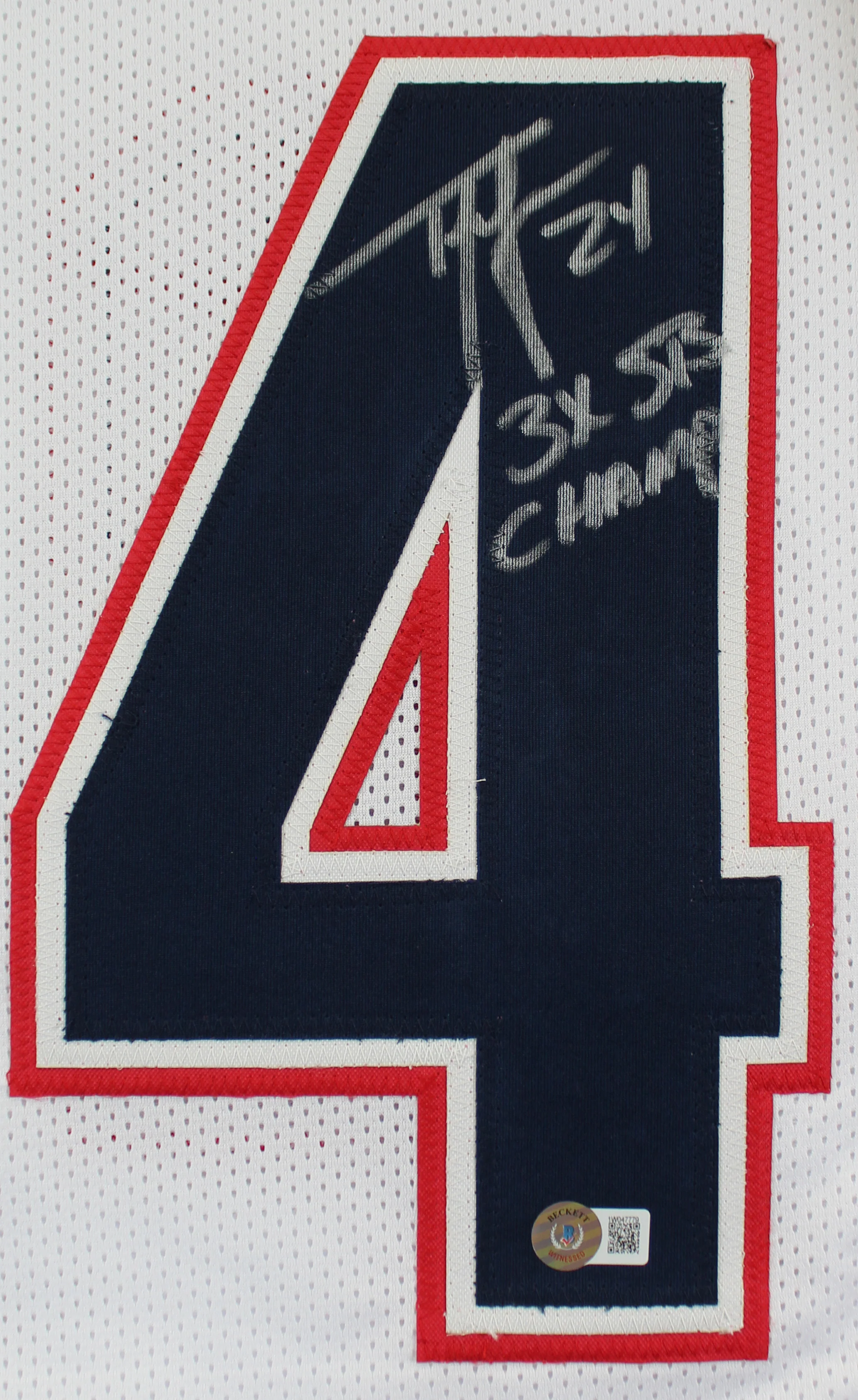 Ty Law "3x SB Champ" Authentic Signed White Pro Style Jersey BAS Witnessed - Image 3