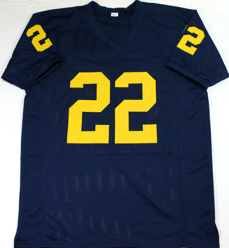 Ty Law Autographed Blue College Style Jersey - Beckett W Auth *R2 - Image 3