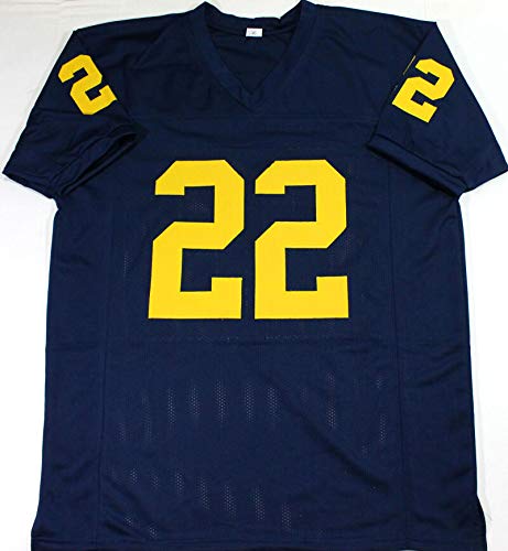Ty Law Autographed Blue College Style Jersey - Beckett W Auth *R2 - Image 6