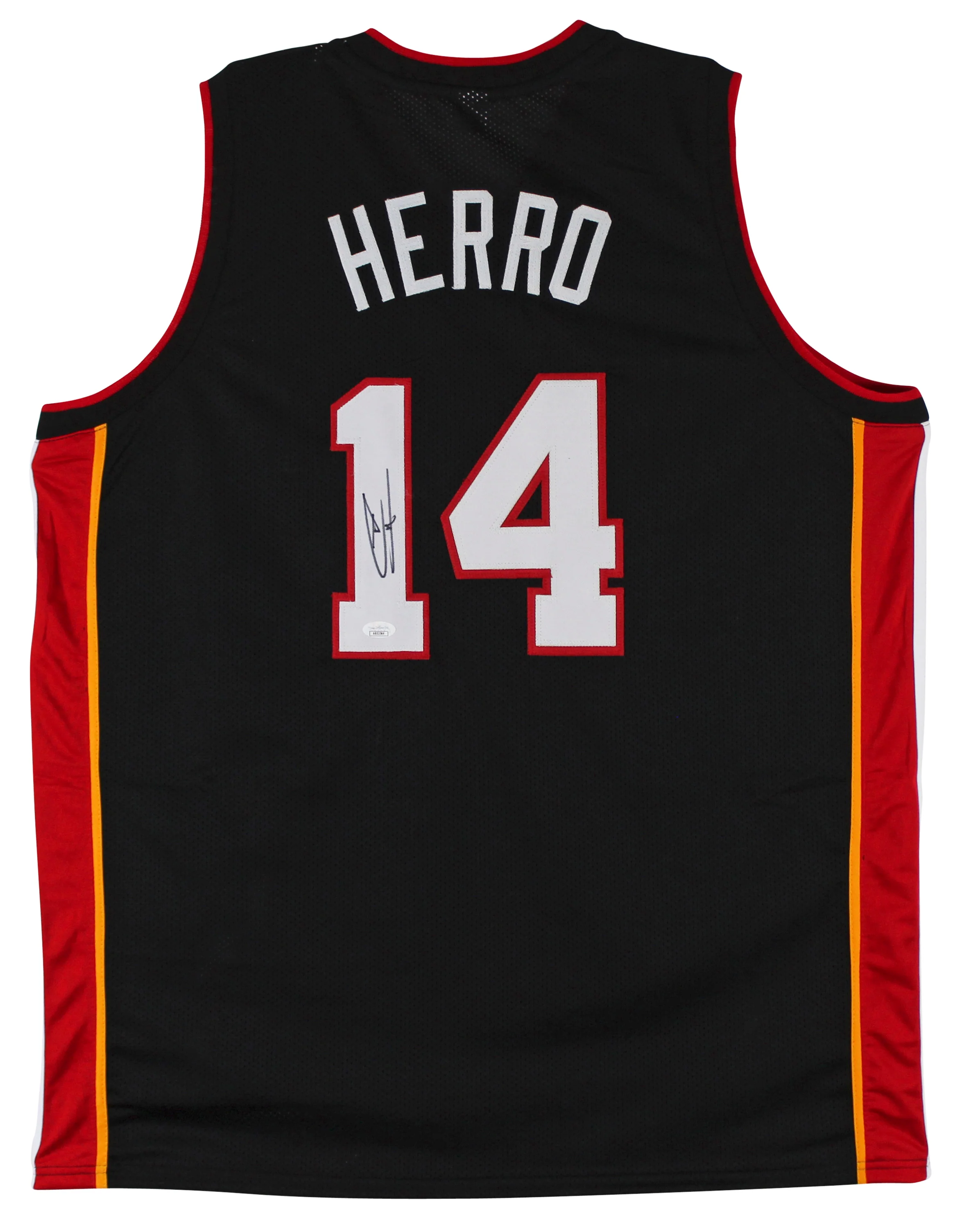 Tyler Herro Authentic Signed Black Pro Style Jersey Autographed JSA 2 - Image 2