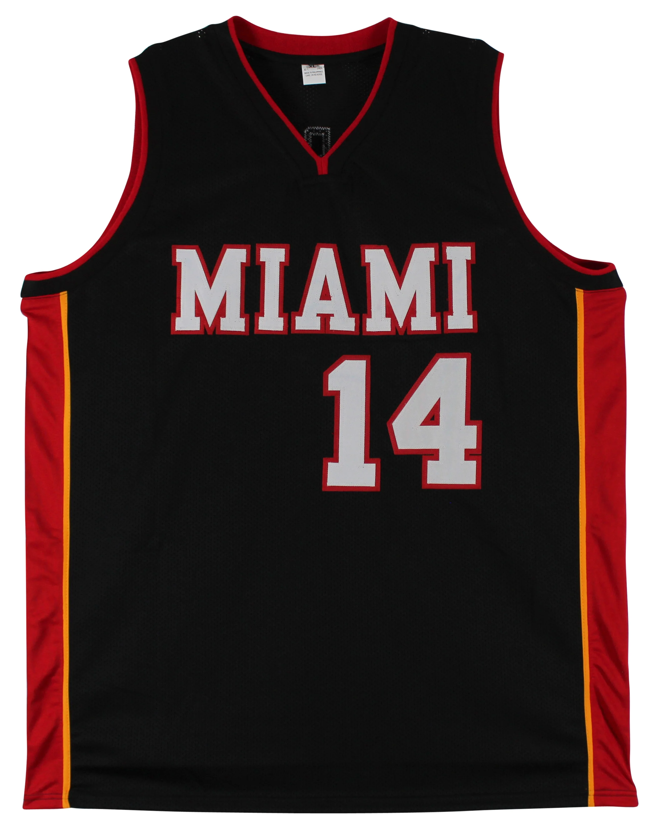 Tyler Herro Authentic Signed Black Pro Style Jersey Autographed JSA 2 - Image 4