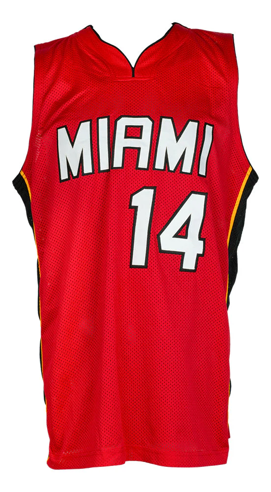 Tyler Herro Miami Signed Red Basketball Jersey JSA - Image 4