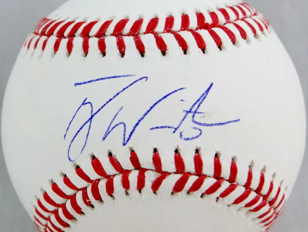 Tyler White Autographed Rawlings OML Baseball- Beckett Auth - Image 2