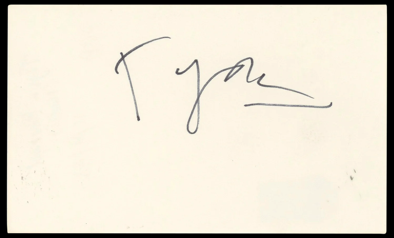 Tyra Ferrell Boyz N The Hood Authentic Signed 3x5 Index Card BAS #BP50611