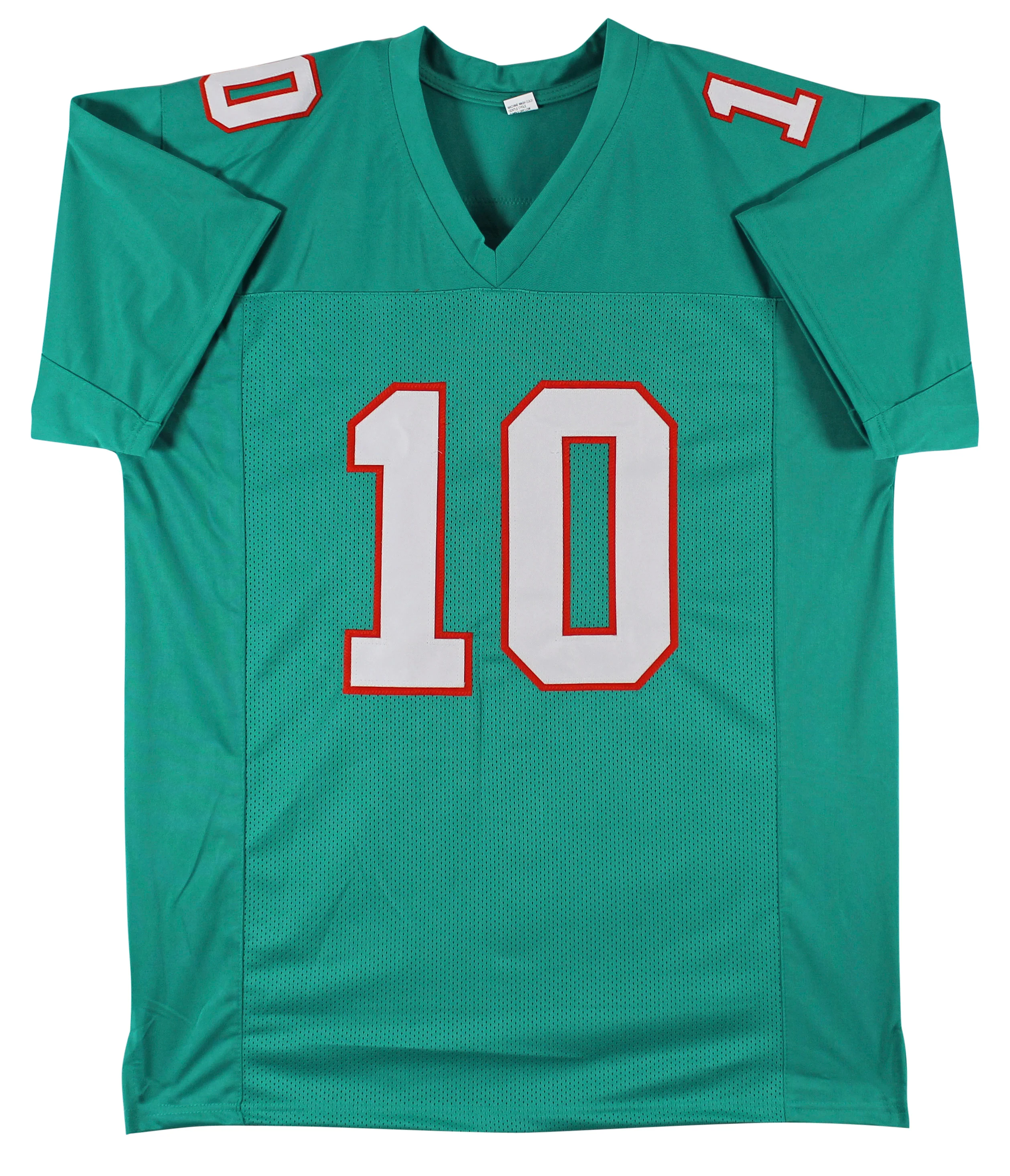 Tyreek Hill Authentic Signed Teal Throwback Pro Style Jersey BAS Witnessed - Image 4