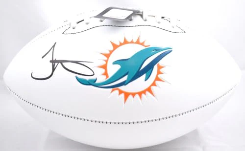 Tyreek Hill Autographed Miami Dolphins Logo Football-Beckett W Hologram *Black - Image 4