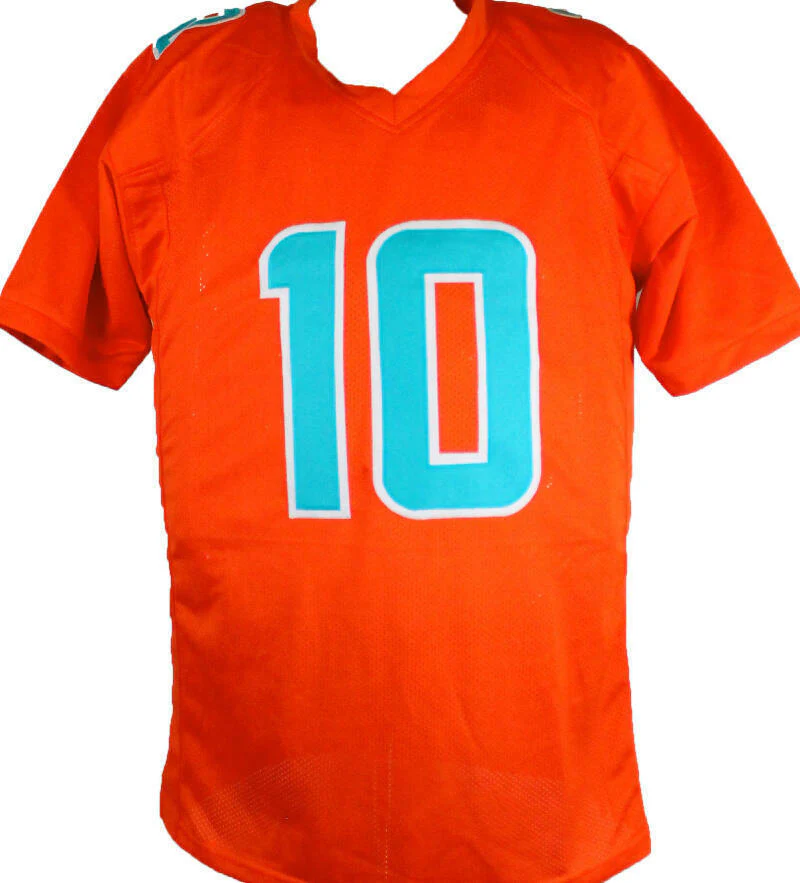 Tyreek Hill Autographed Orange Pro Style Jersey-Beckett W Hologram *Black - Image 3