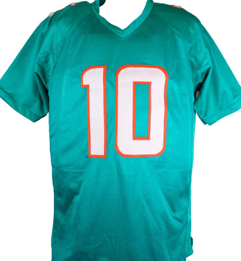 Tyreek Hill Autographed Teal Pro Style Jersey-Beckett W Hologram *Black - Image 8