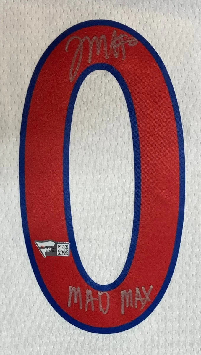 Tyrese Maxey Signed 76ers White Nike Swingman Jersey Mad Max Insc Fanatics - Image 3