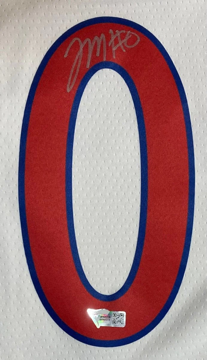 Tyrese Maxey Signed Philadelphia 76ers White Nike Swingman Jersey Fanatics - Image 3