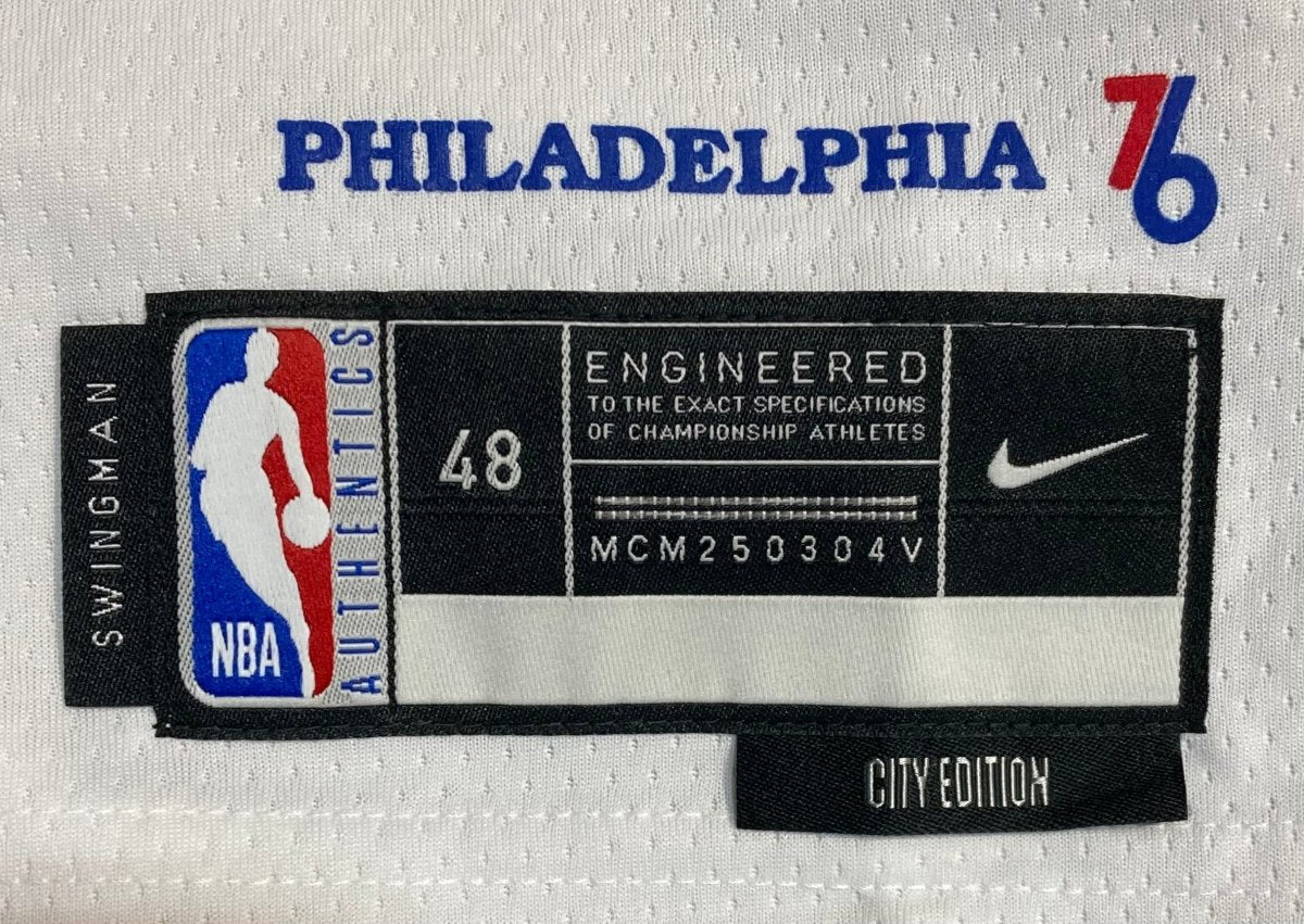 Tyrese Maxey Signed Philadelphia 76ers White Nike Swingman Jersey Fanatics - Image 4