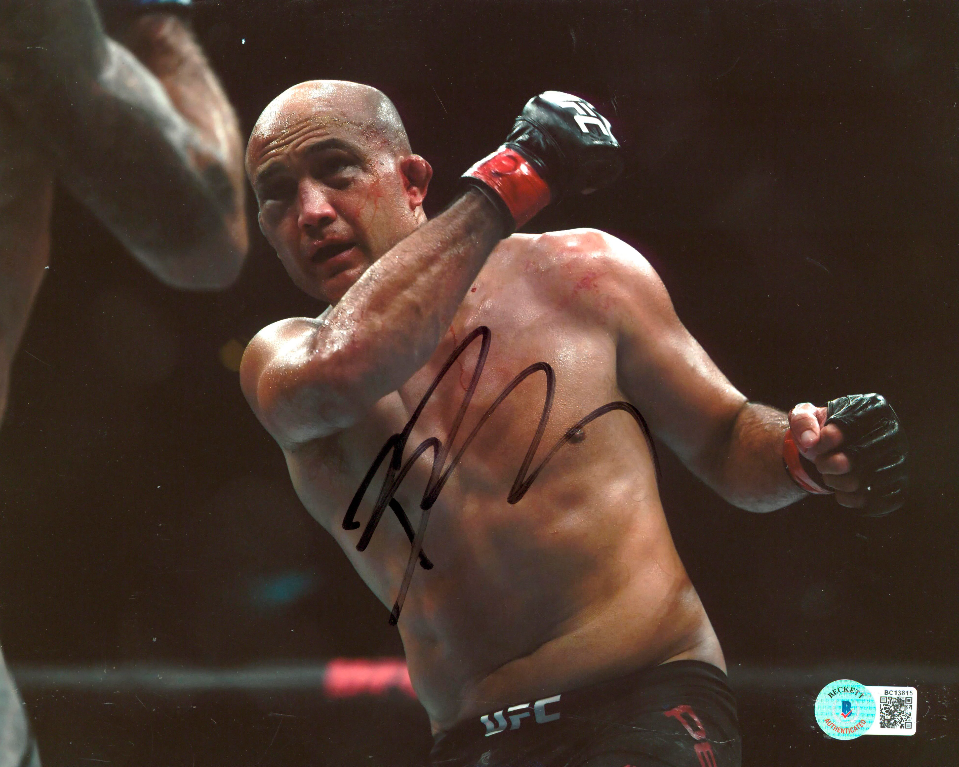 MMA B.J. Penn Authentic Signed 8x10 Photo Autographed BAS #BC13815