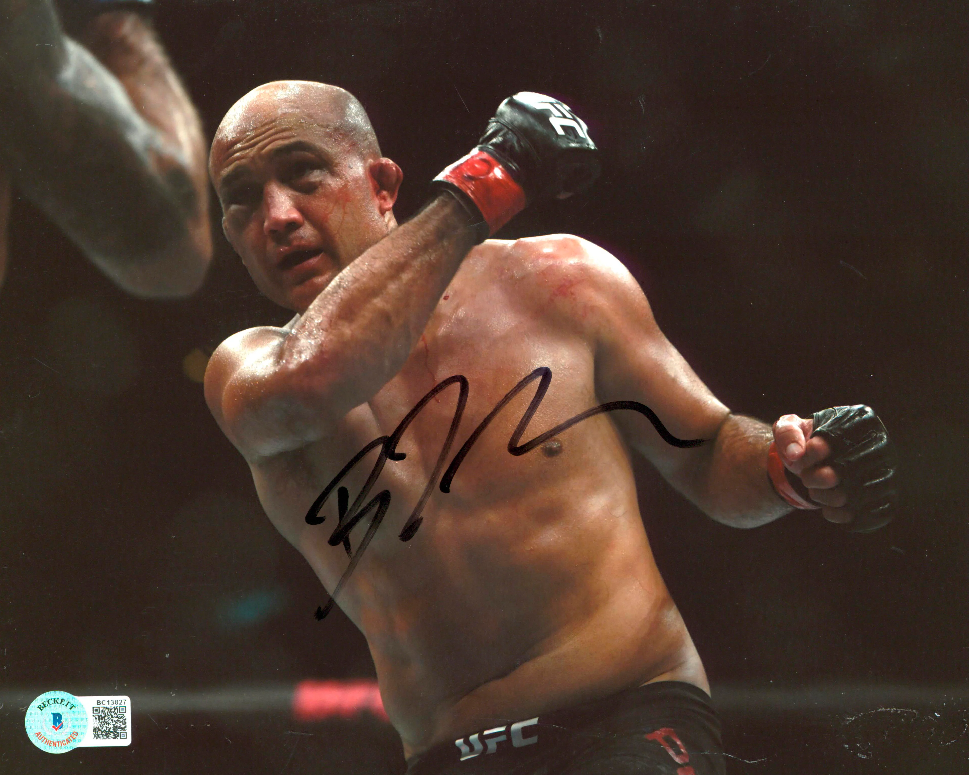 MMA B.J. Penn Authentic Signed 8x10 Photo Autographed BAS #BC13827