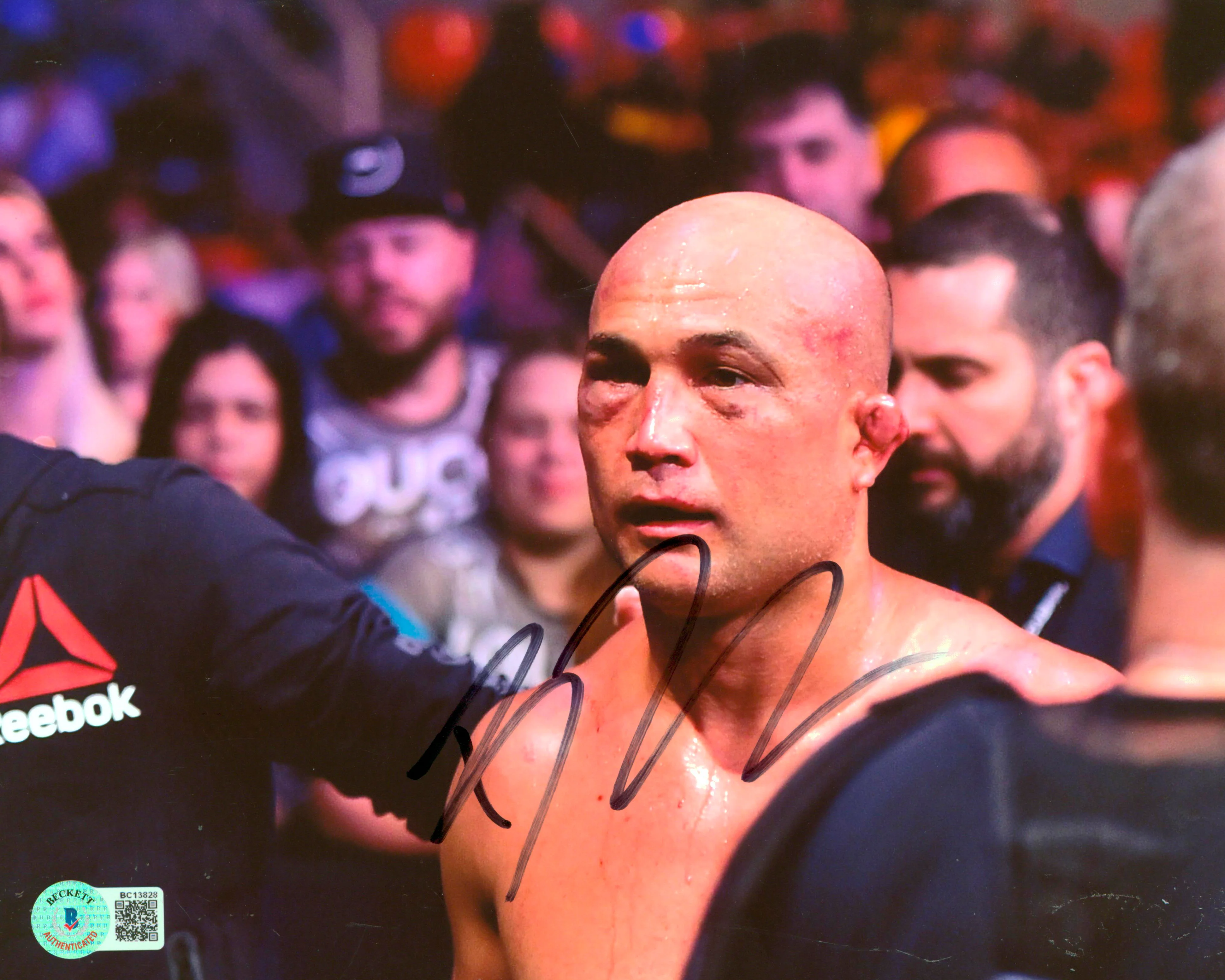 MMA B.J. Penn Authentic Signed 8x10 Photo Autographed BAS #BC13828