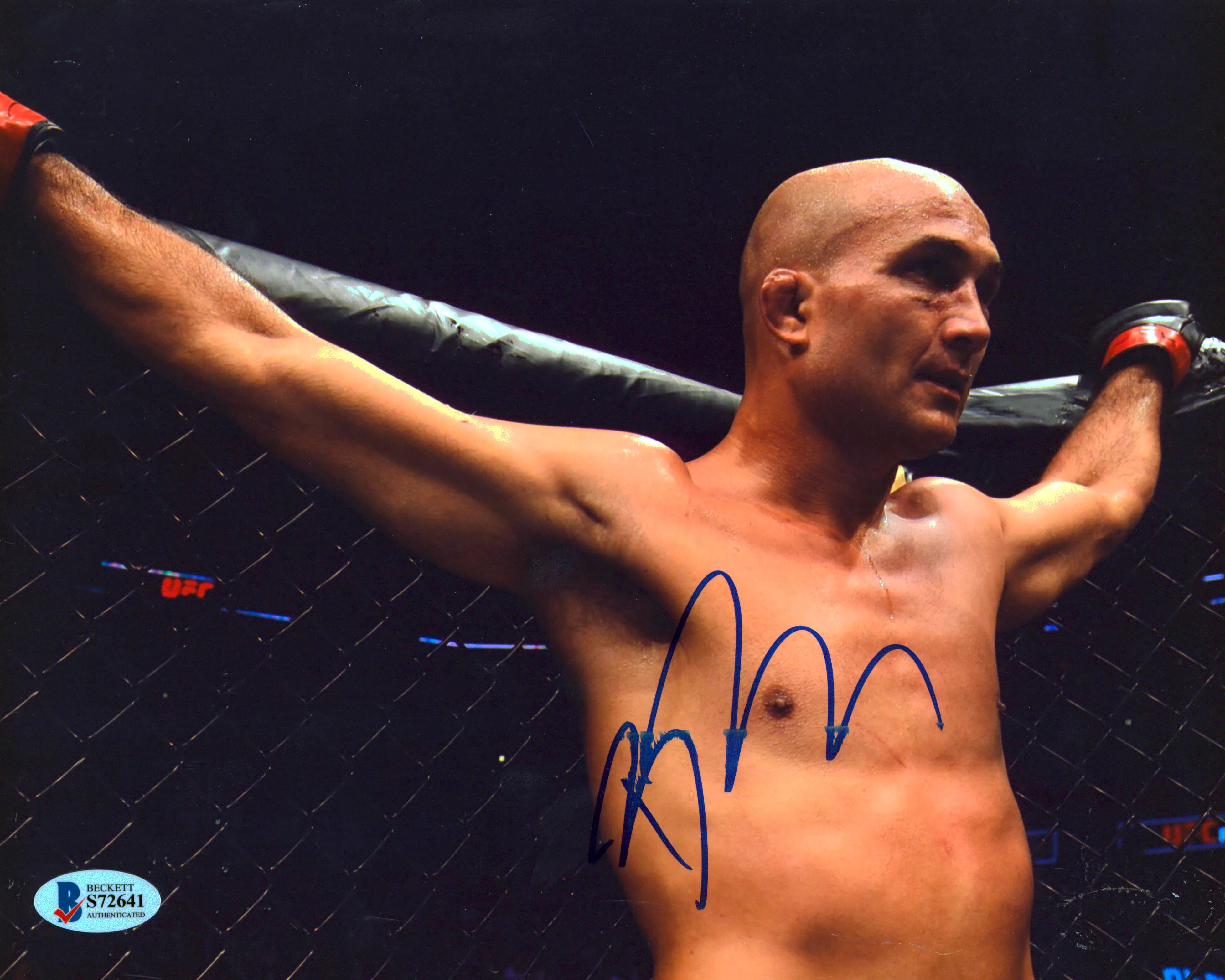 MMA B.J. Penn Authentic Signed 8x10 Photo Autographed BAS #S72641 - Image 2
