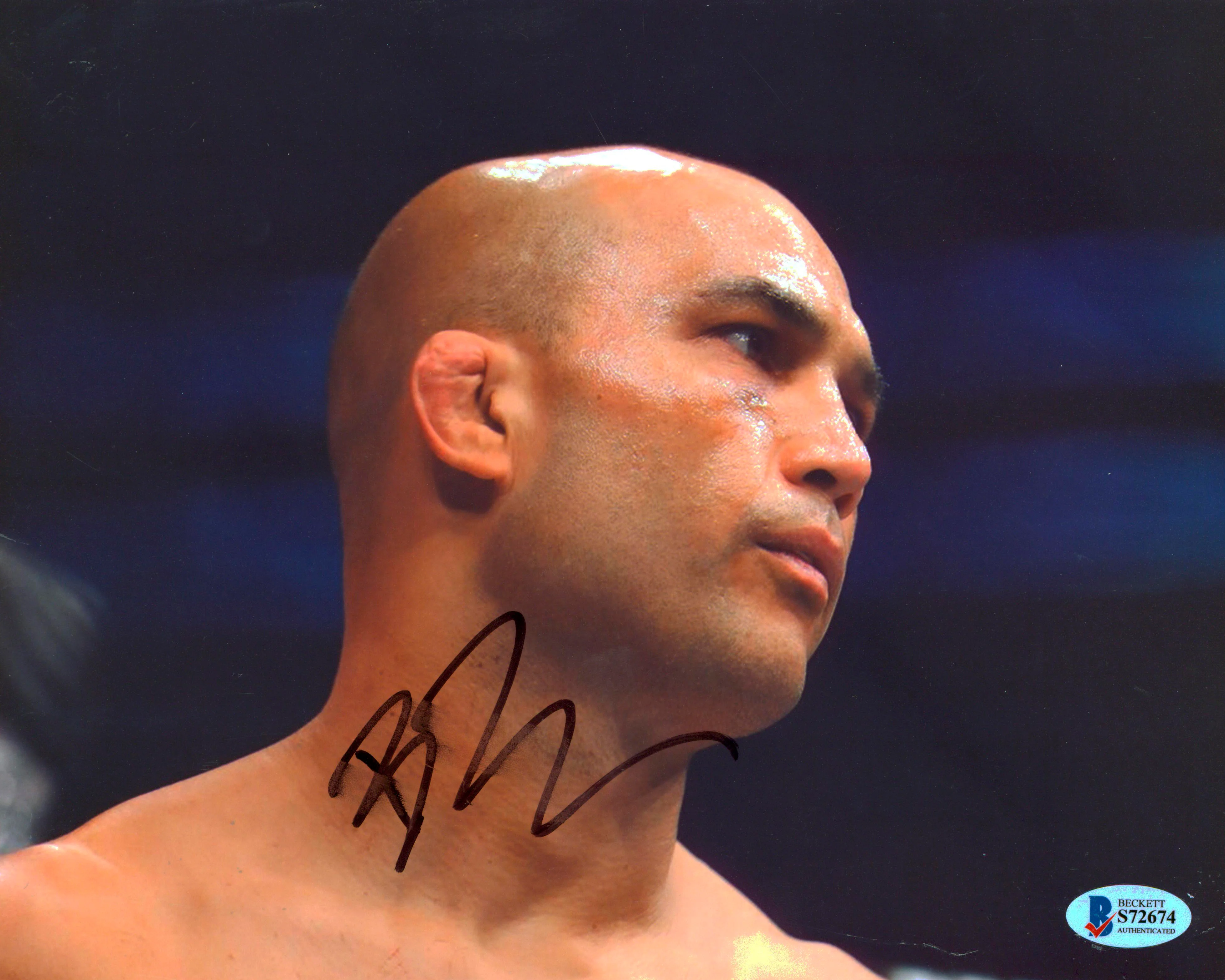 MMA B.J. Penn Authentic Signed 8x10 Photo Autographed BAS #S72674 - Image 2