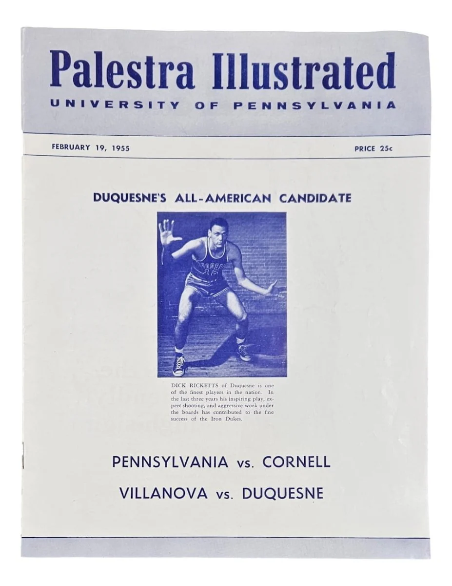 University of Pennsylvania vs Cornell February 19 1955 Official Game Program - Image 5