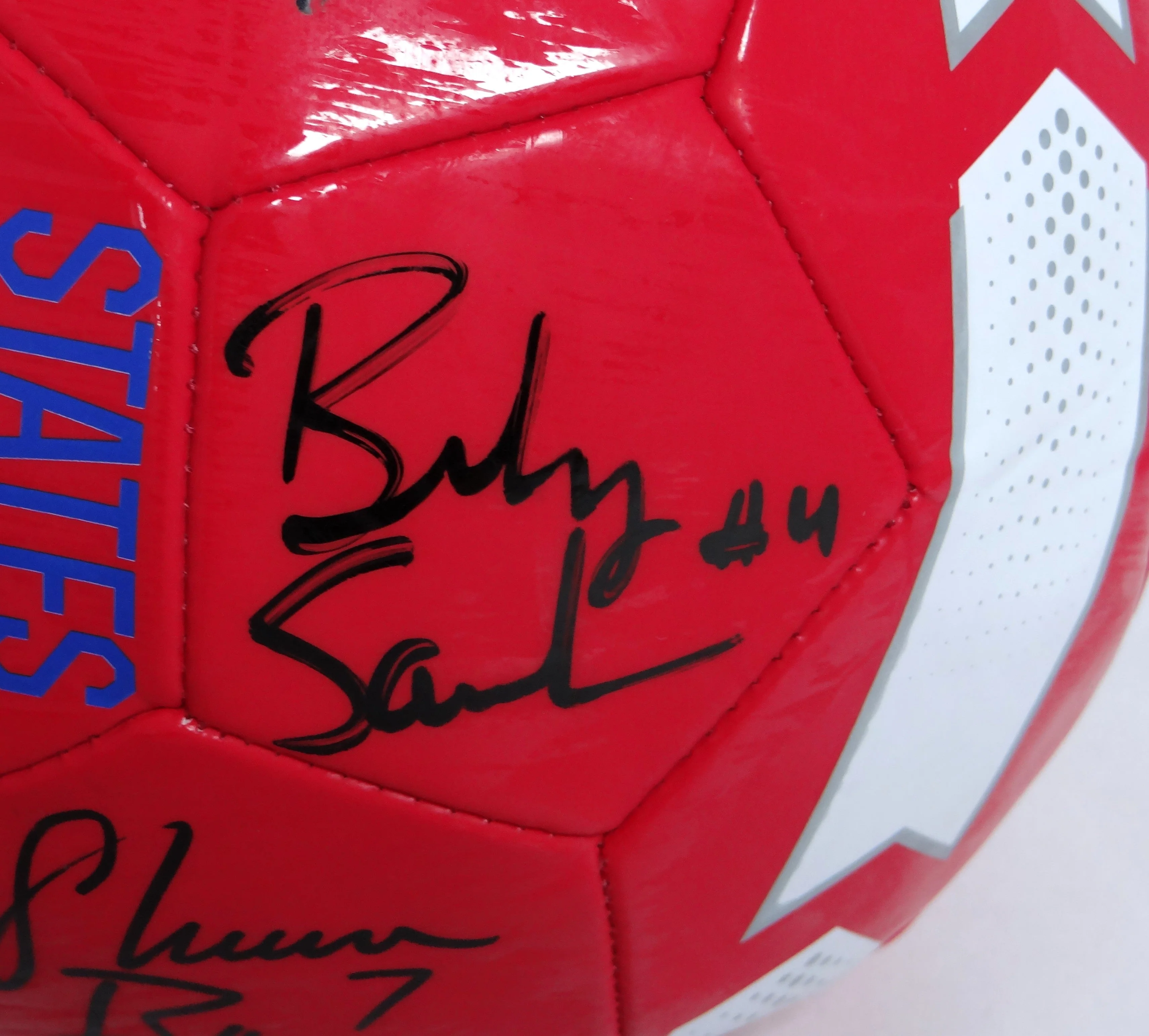 US Women's Autographed F/S Team USA Nike Soccer Ball w/ 9 Signatures- JSA W Auth - Image 7