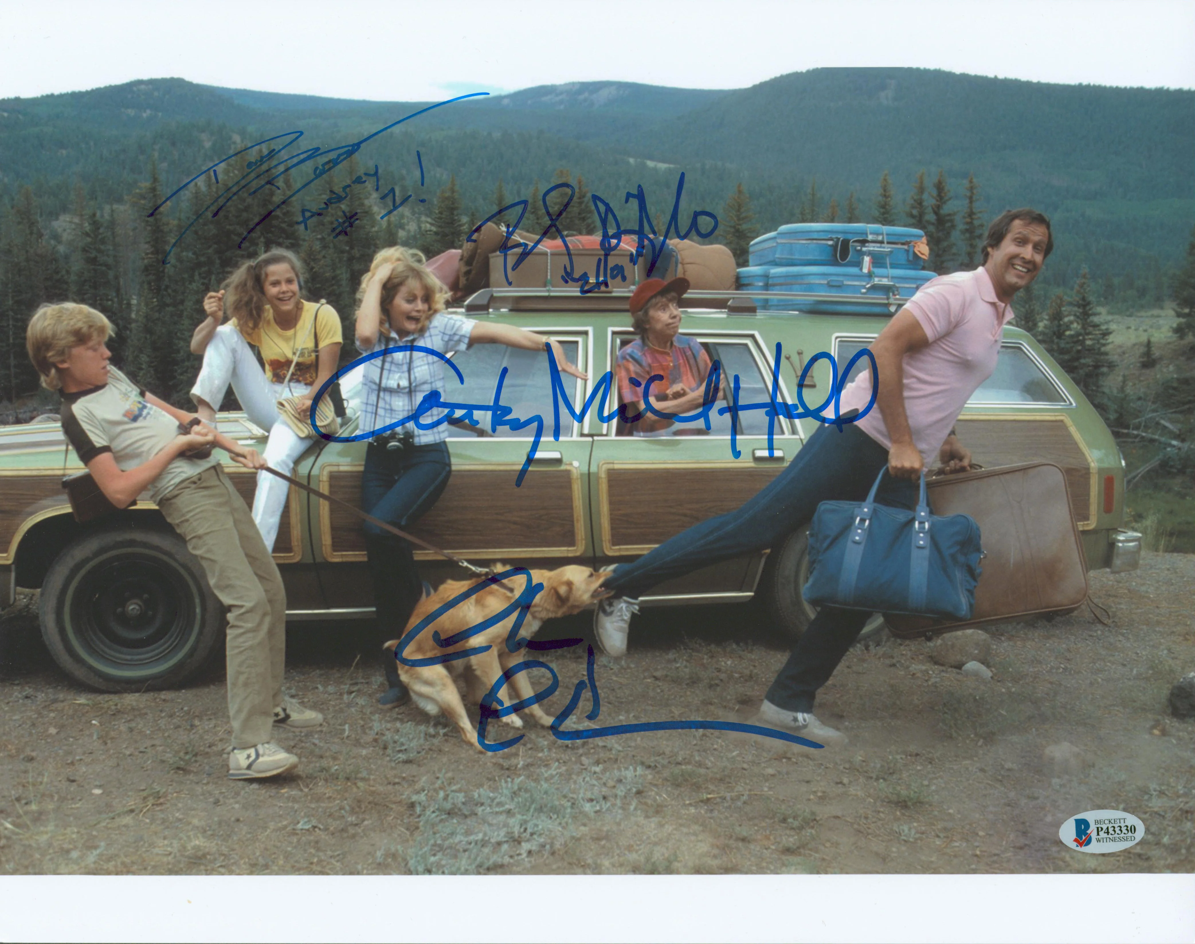 Vacation (4) Chase, D'Angelo, Hall & Barron Signed 11x14 Photo BAS Wit #P43330 - Image 2