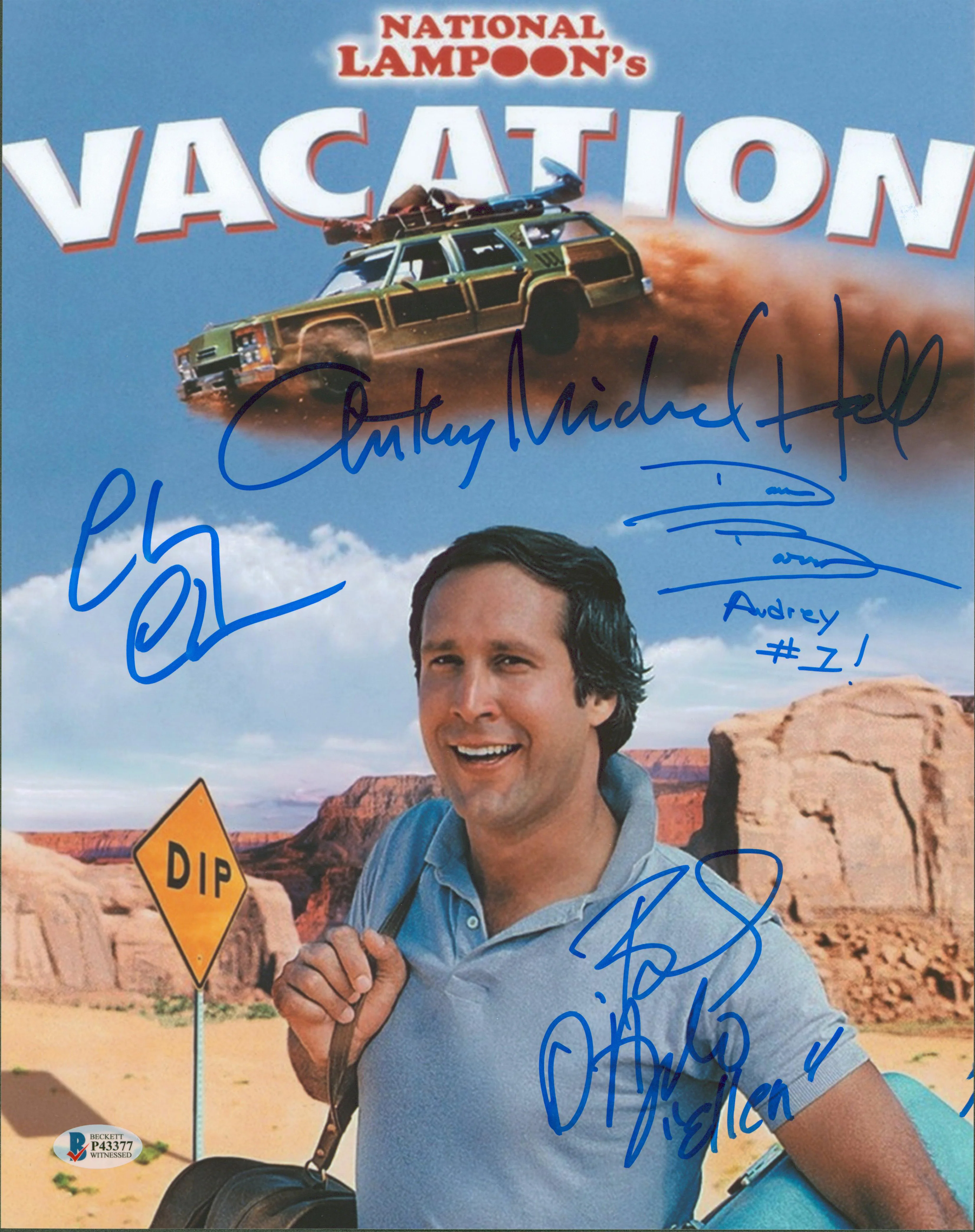 Vacation (4) Chase, D'Angelo, Hall & Barron Signed 11x14 Photo BAS Witnessed 7 - Image 2