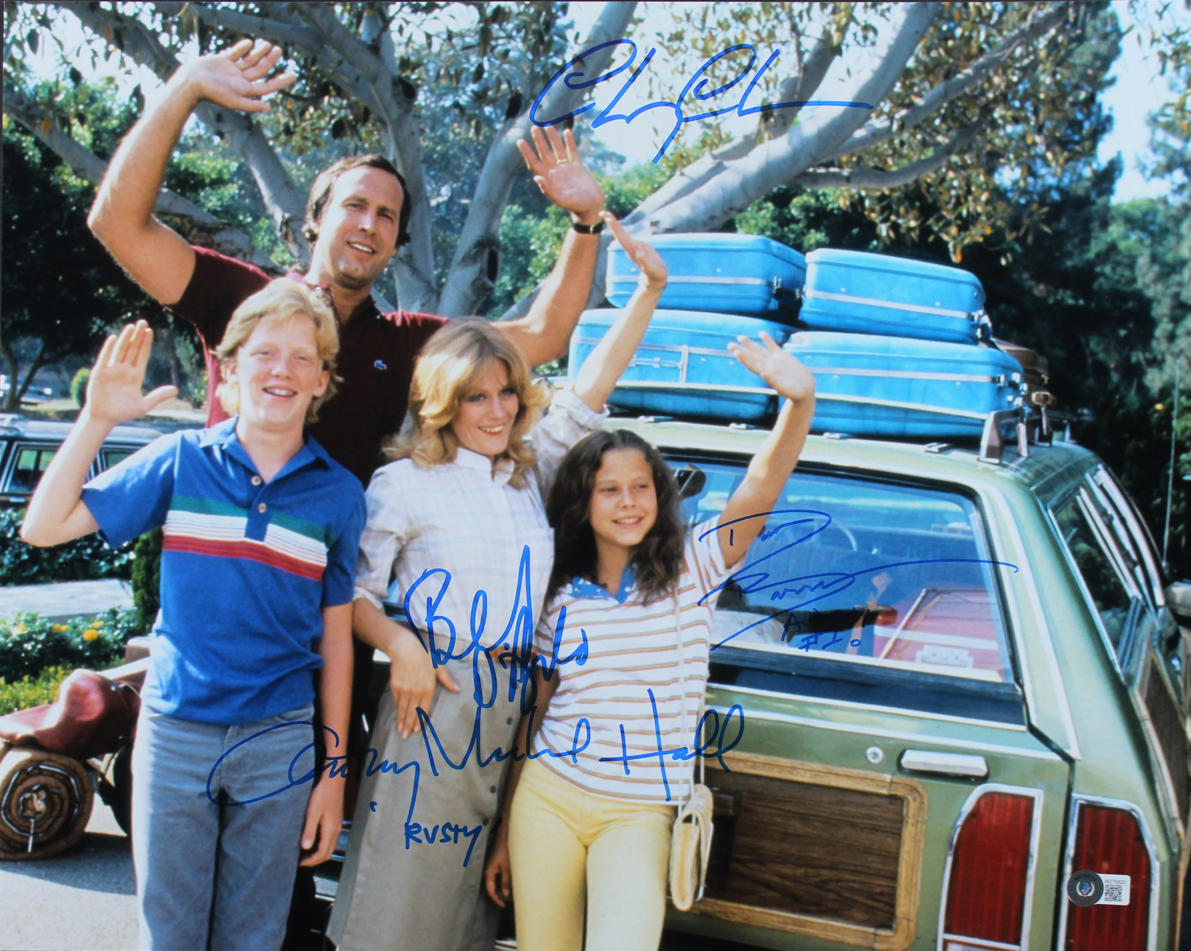 Vacation (4) Chase, D'Angelo, Hall & Barron Signed 16x20 Photo BAS Witnessed 2 - Image 2