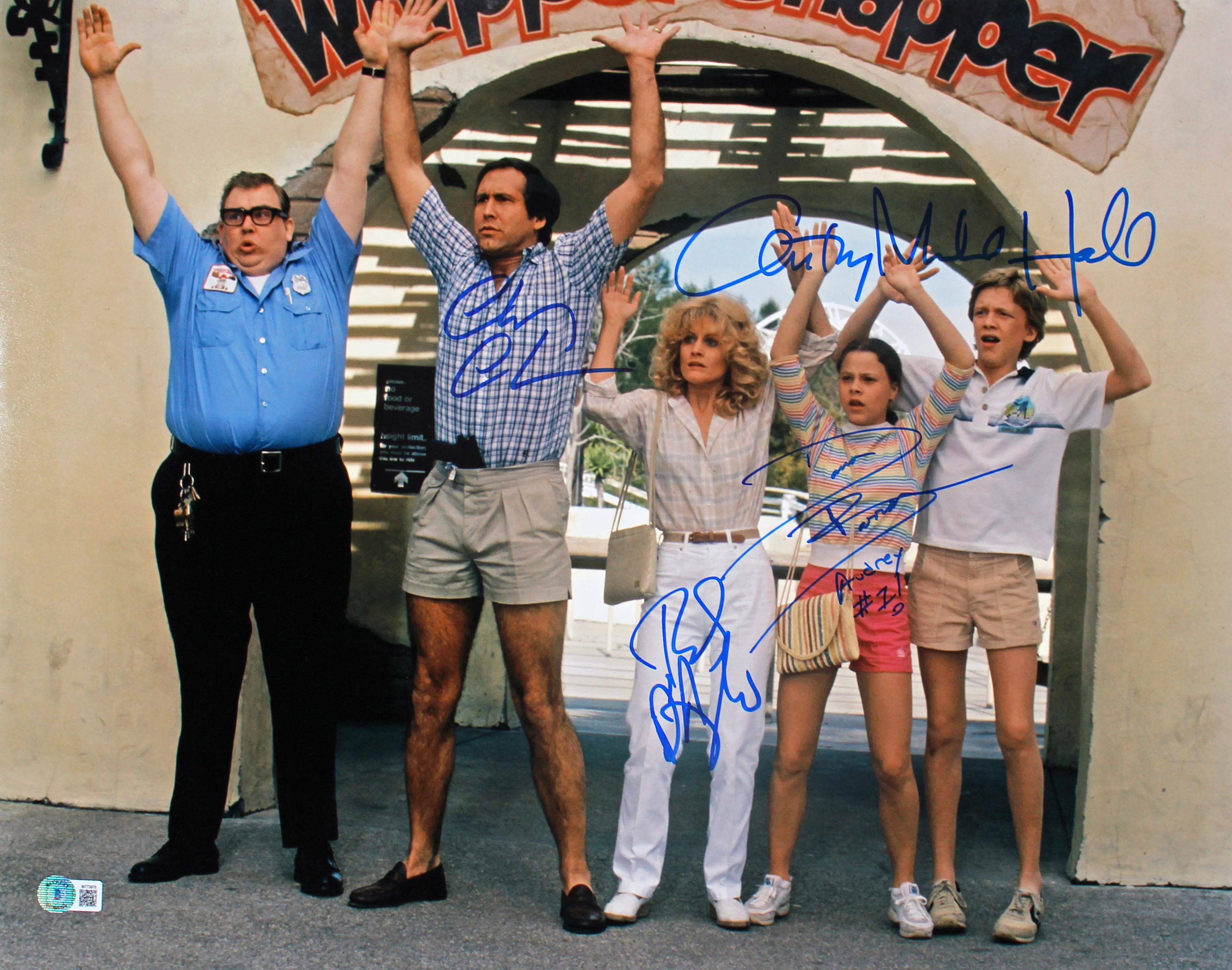 Vacation (4) Chase, D'Angelo, Hall & Barron Signed 16x20 Photo BAS Witnessed 7 - Image 2