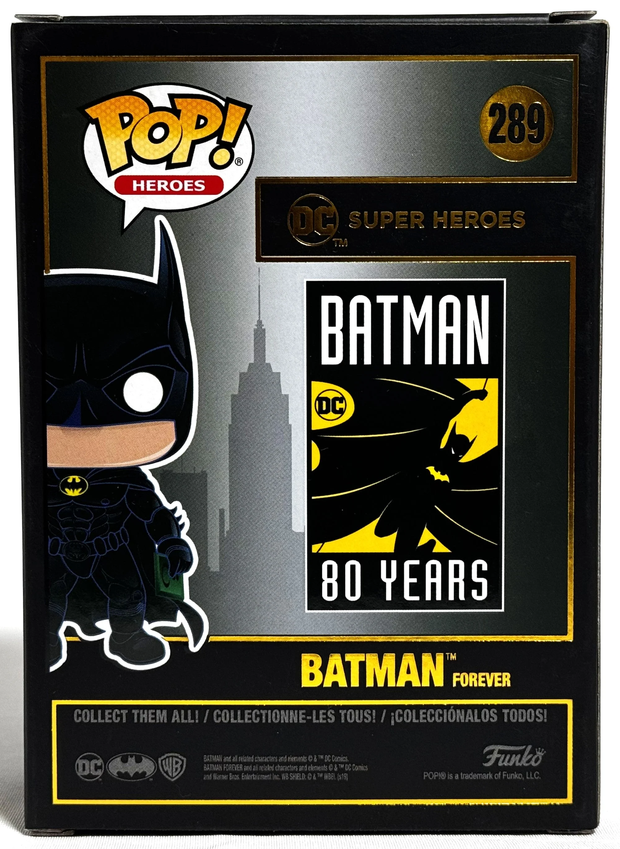Val Kilmer Autographed Batman Funko Pop Figurine #289- JSA *Green - Image 4