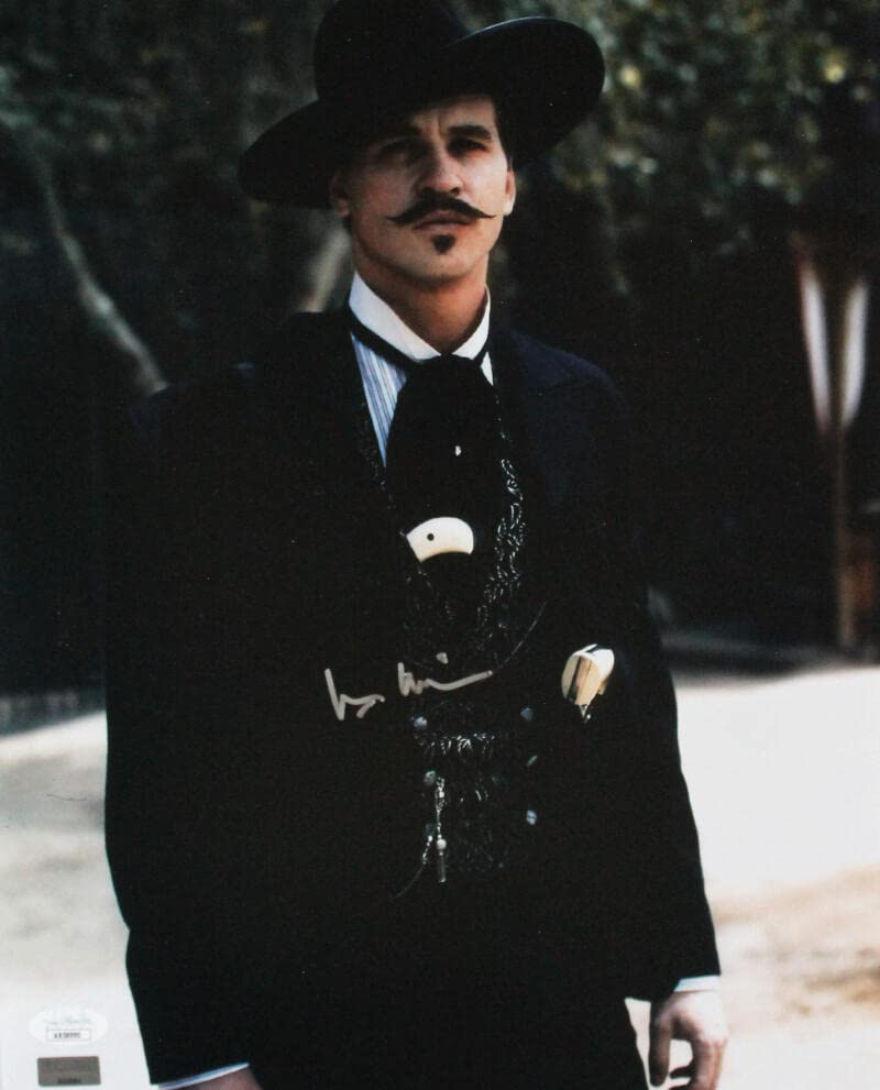 Val Kilmer Autographed Tombstone 11x14 Looking Photo -JSA *Silver - Image 3