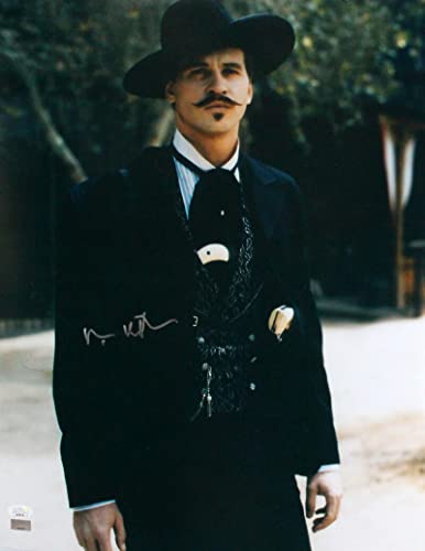 Val Kilmer Autographed Tombstone 16x20 Looking Photo -JSA *Silver - Image 3