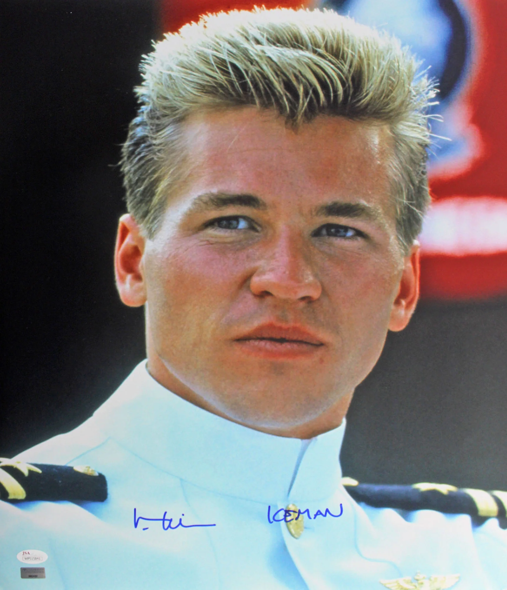Val Kilmer Top Gun "Iceman" Authentic Signed 16x20 Photo JSA Witness #WP515841 - Image 2