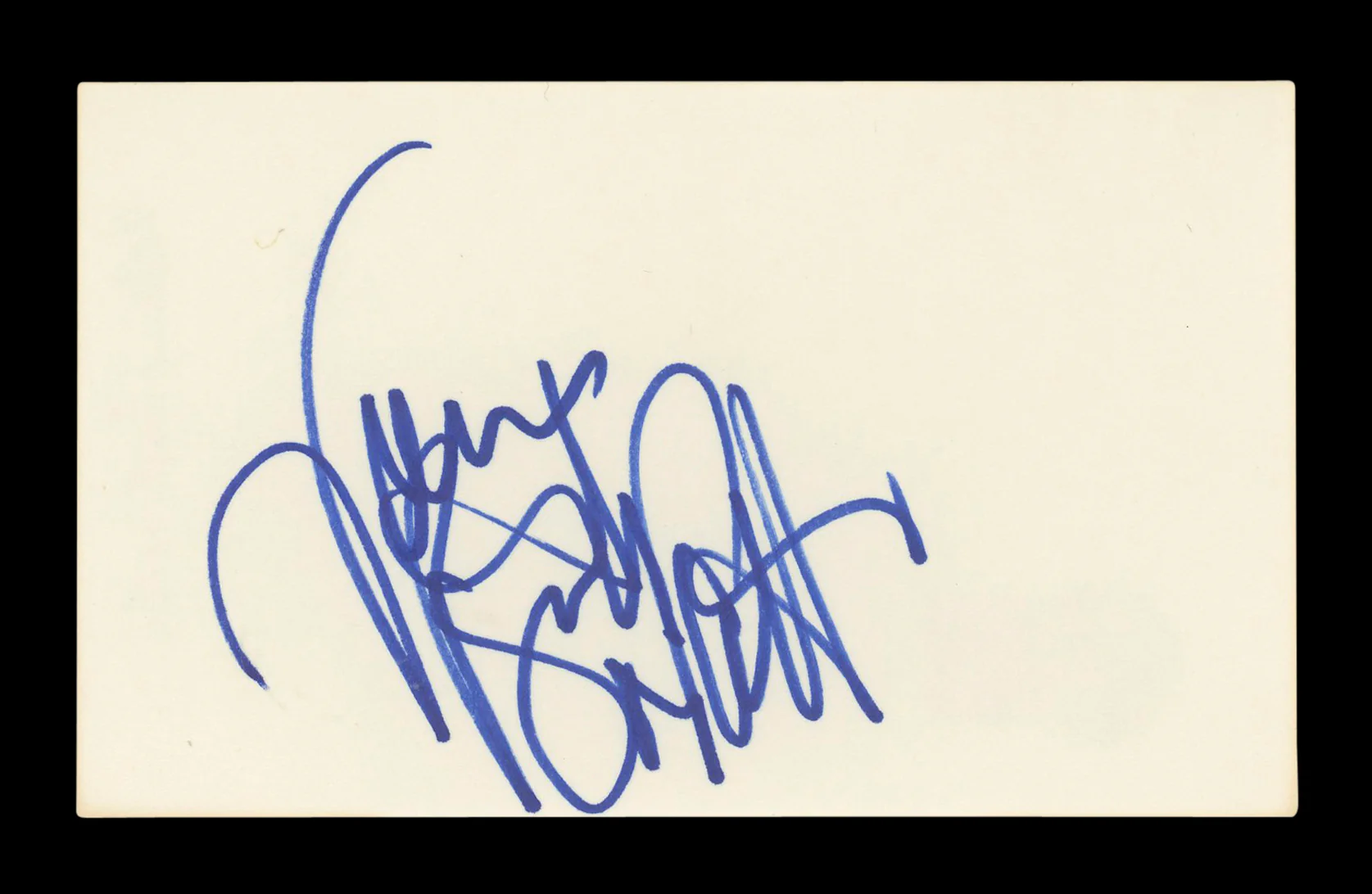 Valerie Bertinelli One Day at a Time Signed 3x5 Index Card BAS #AD70220 - Image 2