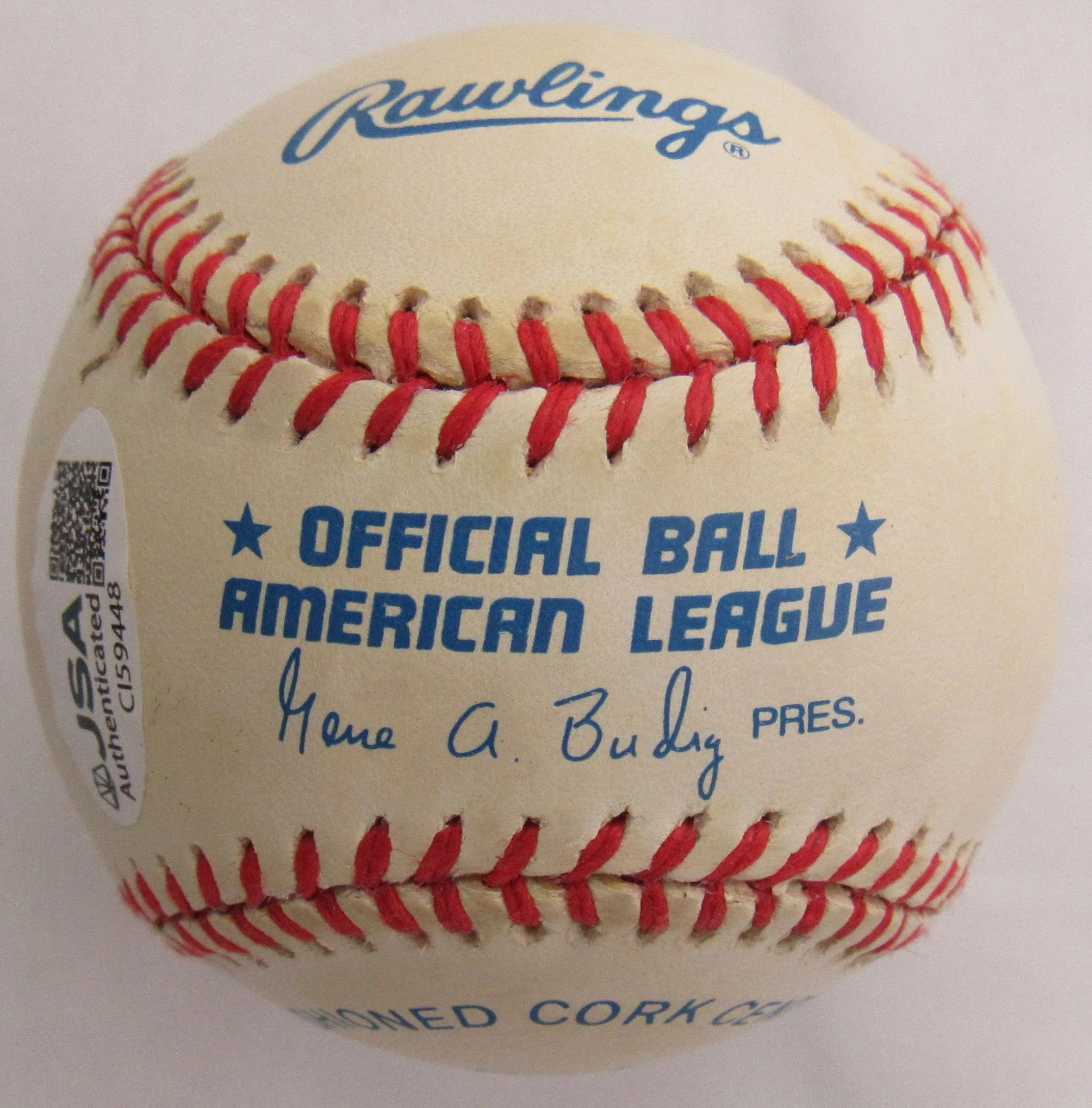 Frank Crosetti Signed Auto Baseball JSA CI59448 - Image 3