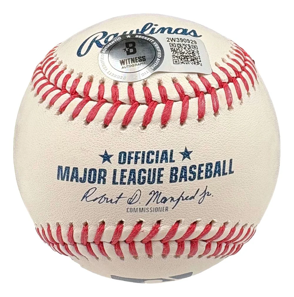 Victor Scott II St. Louis Cardinals Signed Official MLB Baseball BAS - Image 2