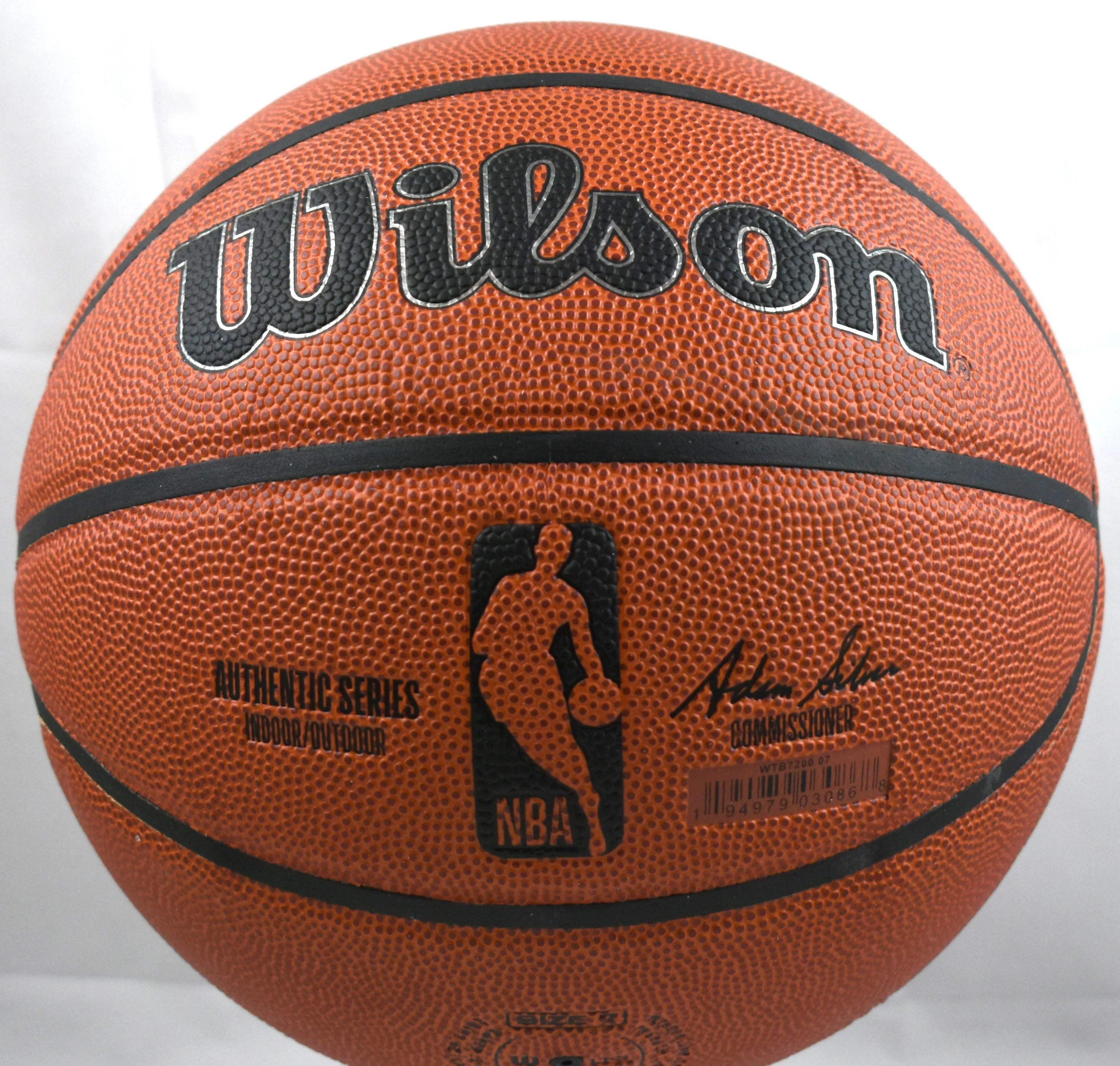 Victor Wembanyama Autographed Official NBA Wilson Basketball - Fanatics *Silver - Image 3