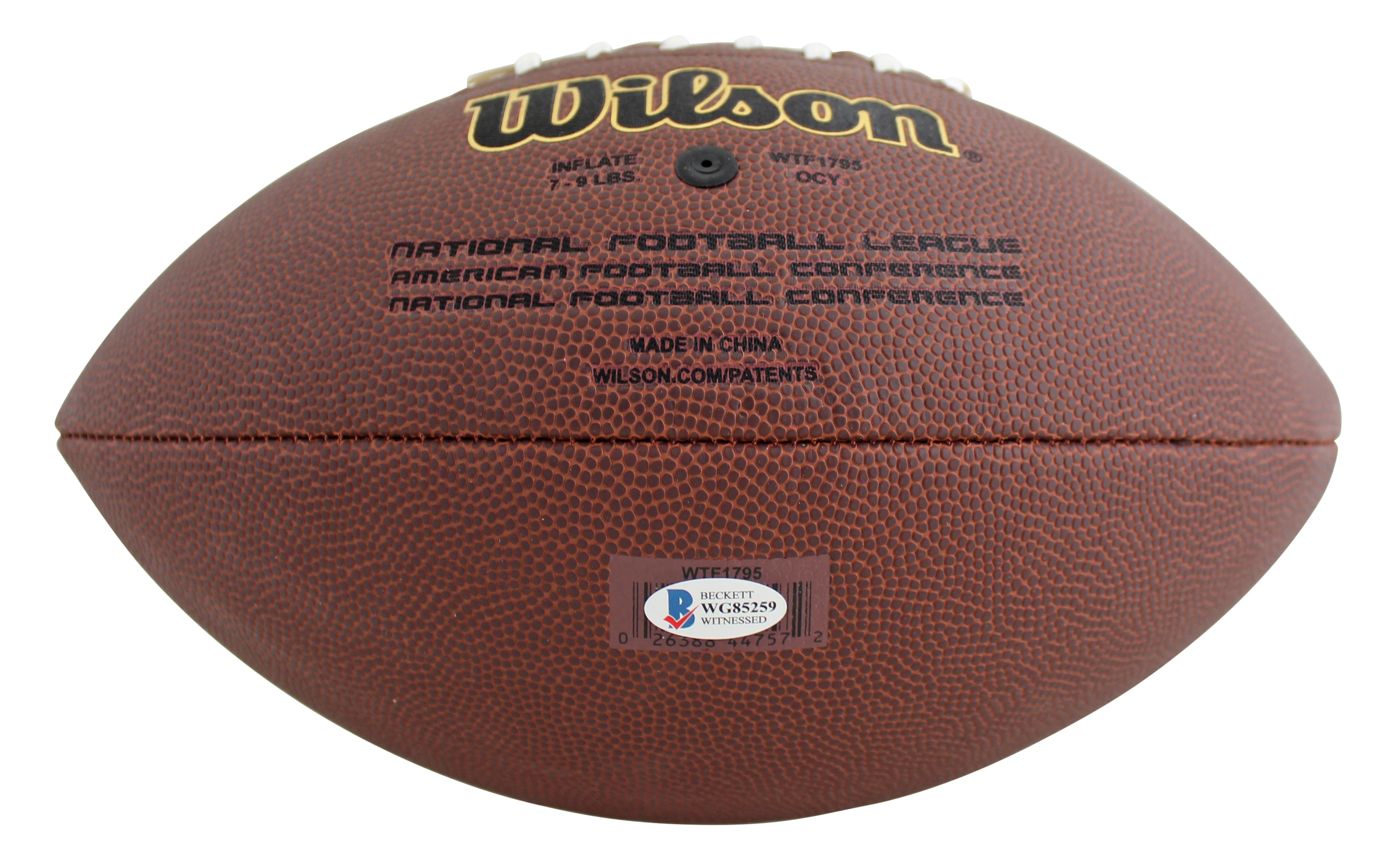 Vikings Daunte Culpepper Authentic Signed Super Grip Nfl Football BAS Witnessed - Image 4