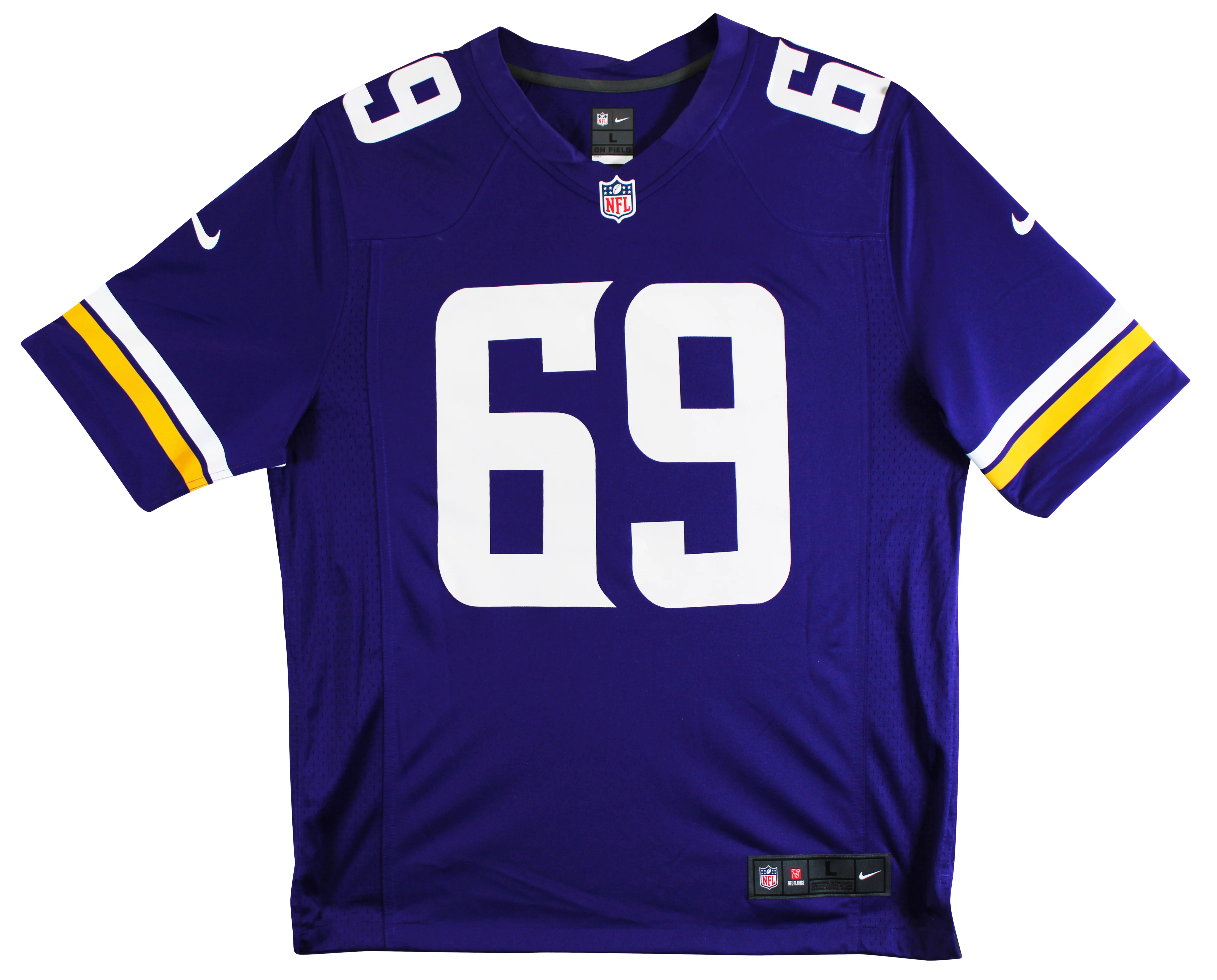 Vikings Jared Allen "6x Insc" Signed Purple Nike Limited Jersey BAS Witnessed - Image 5