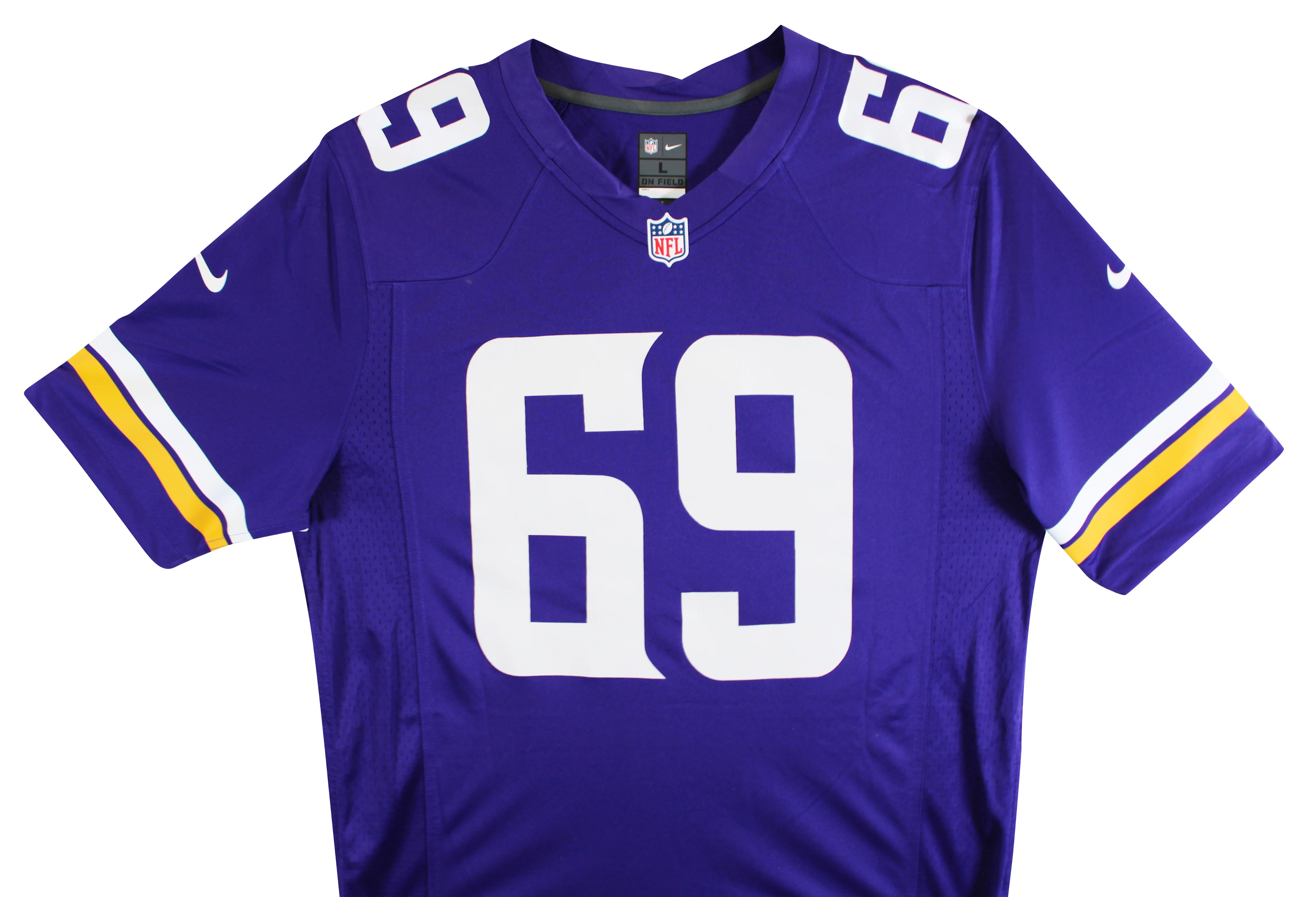 Vikings Jared Allen "6x Insc" Signed Purple Nike Limited Jersey BAS Witnessed - Image 6