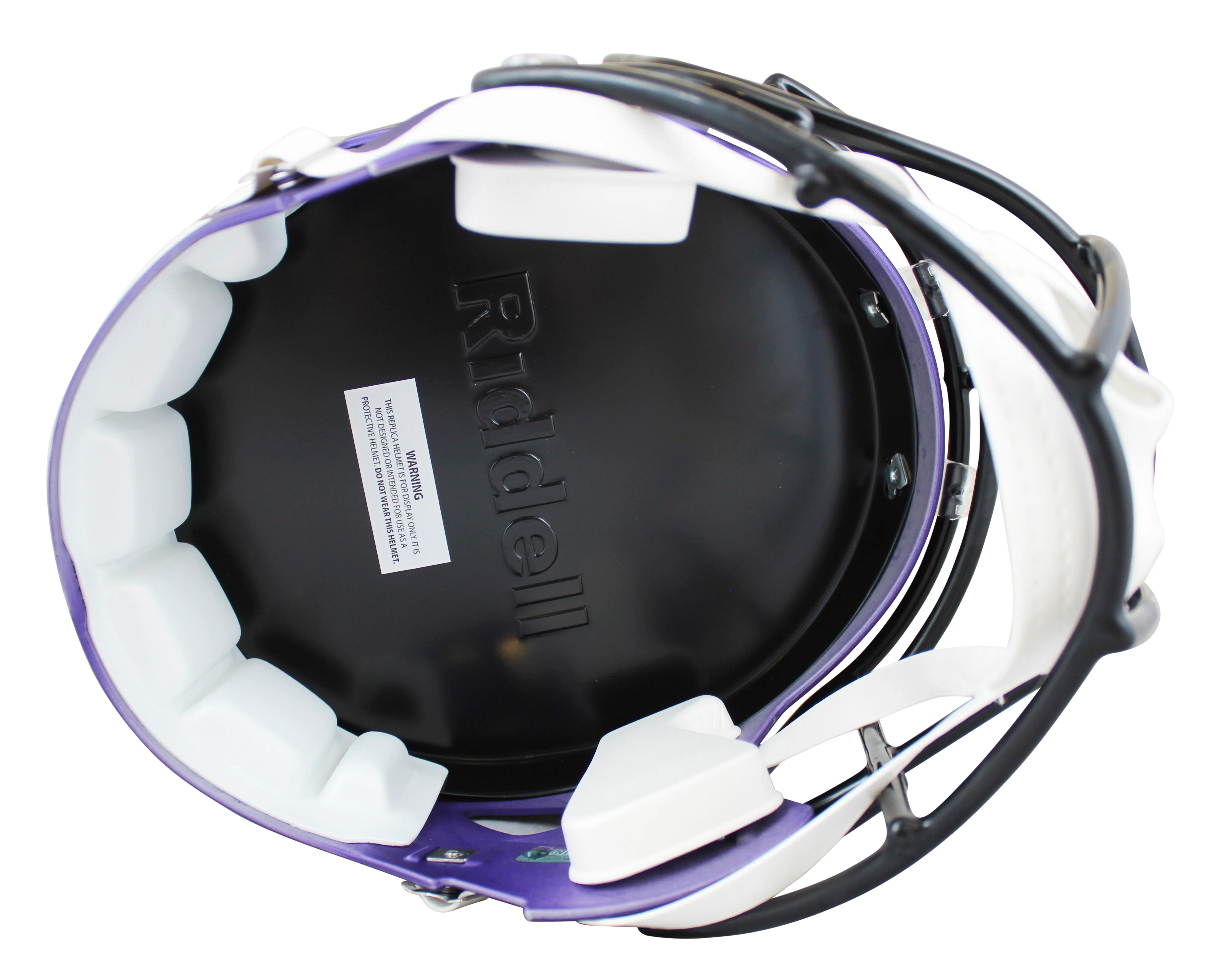 Vikings Jared Allen Authentic Signed Full Size Speed Rep Helmet BAS Witnessed - Image 4