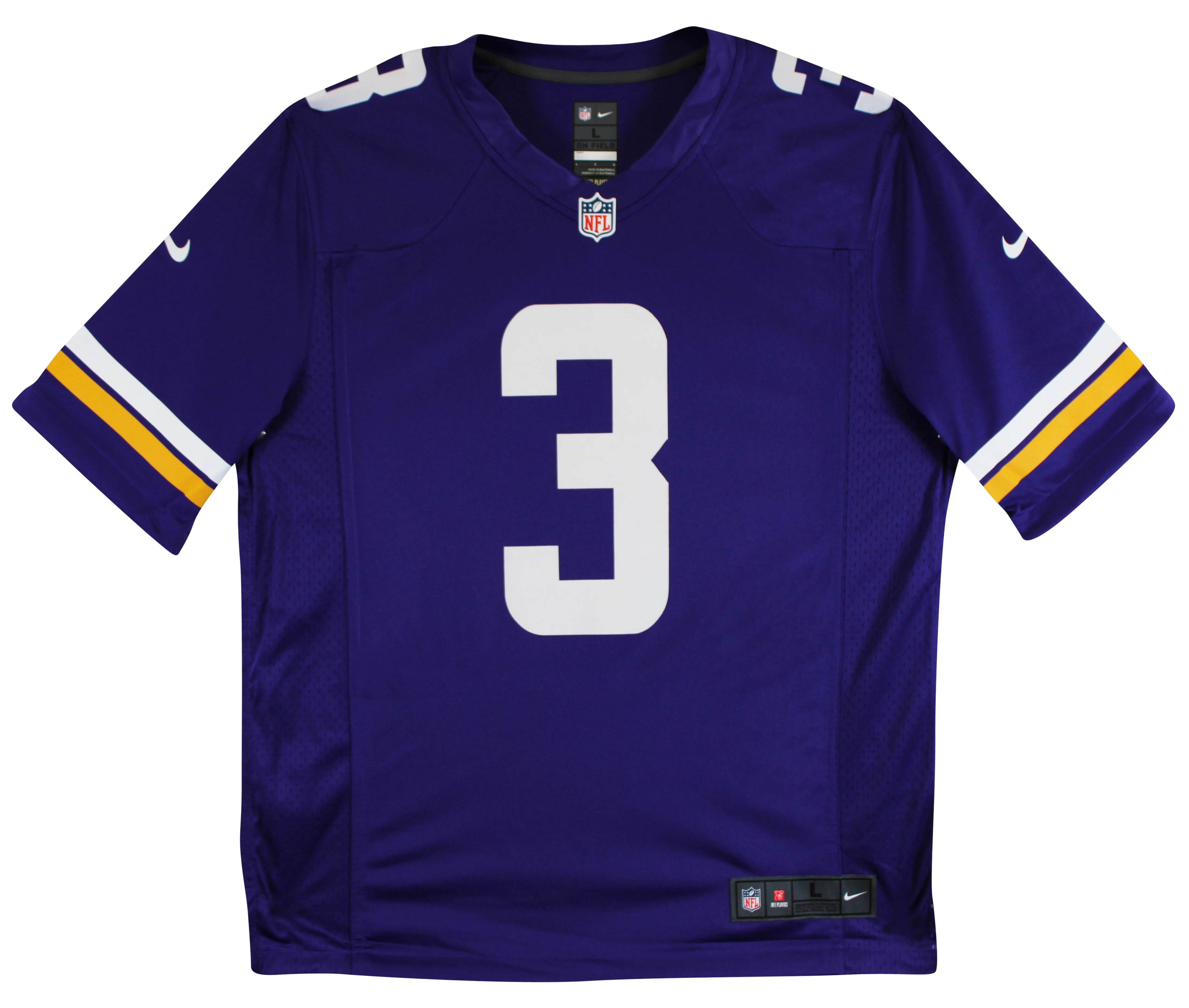 Vikings Jordan Addison Authentic Signed Purple Nike Limited Jersey BAS Witnessed - Image 3