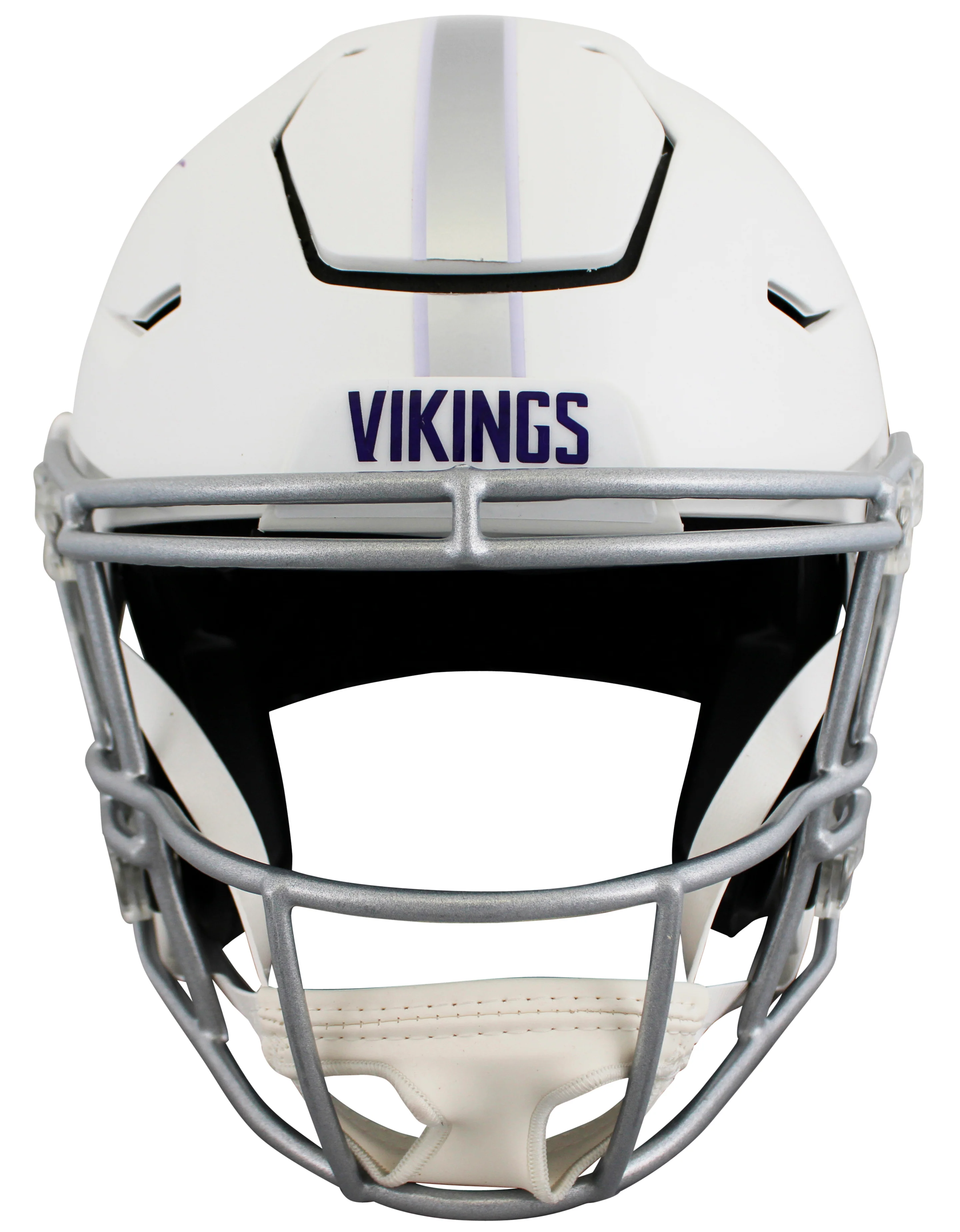 Vikings Justin Jefferson Signed 2024 On Field Alt Speed Flex F/S Helmet BAS Wit - Image 3