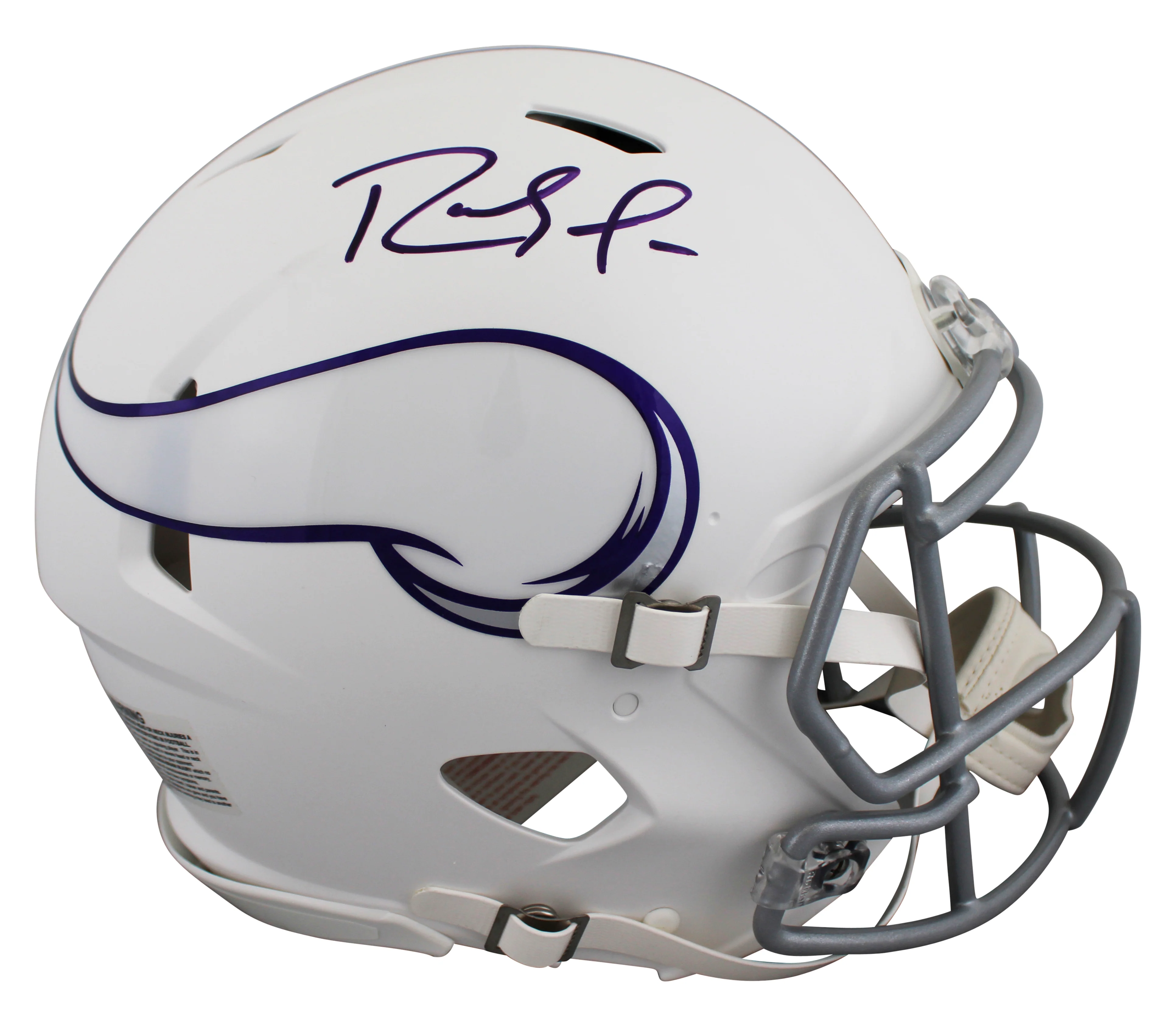 Vikings Randy Moss Signed 2024 On-Field Alt F/S Speed Proline Helmet W/ Case BAS - Image 3