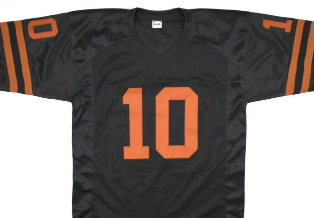 Vince Young Autographed College Black Style Jersey - Beckett W Hologram *Black - Image 7