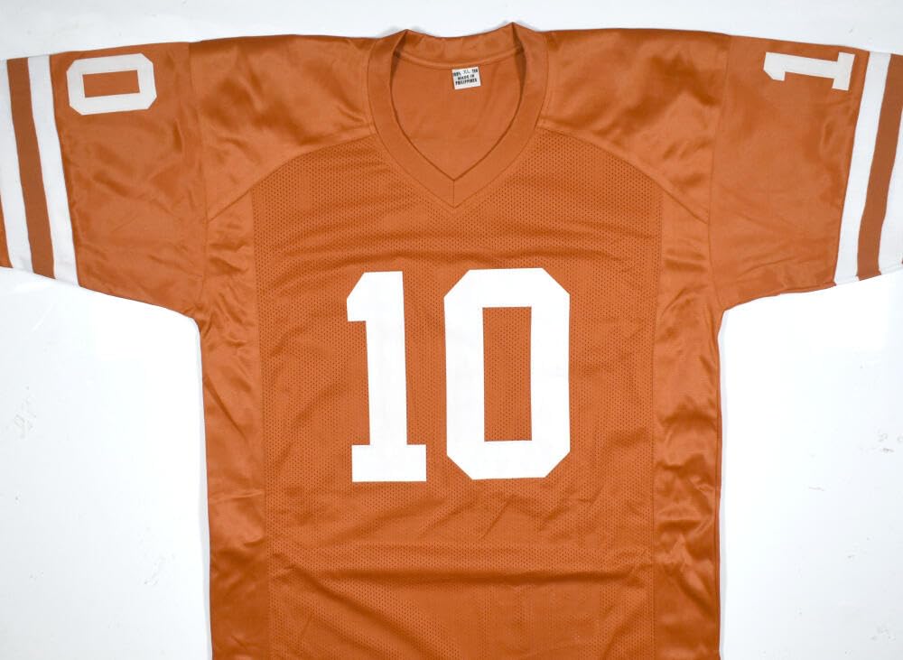 Vince Young Autographed Orange College Style Jersey - Beckett W Hologram *Black - Image 7