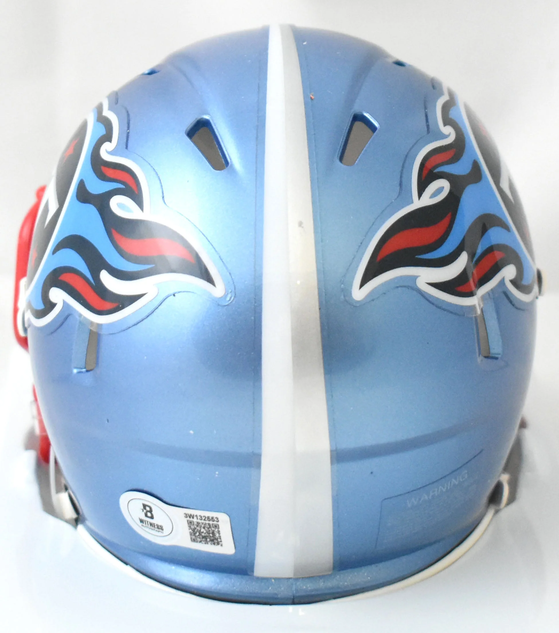 Vince Young Autographed Tennessee Titans Speed Mini Helmet - Beckett W Hologram - Image 3