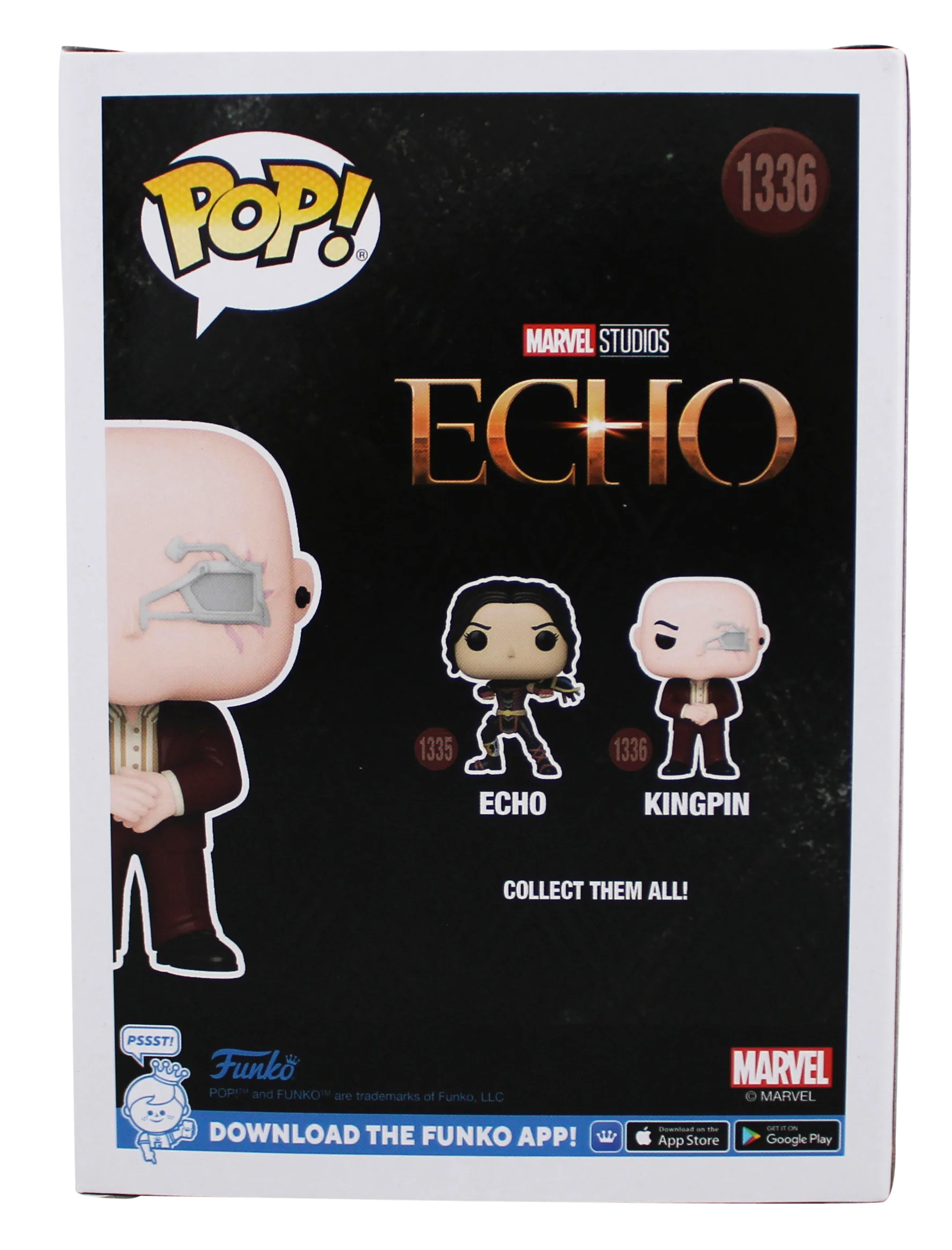 Vincent D'Onofrio Echo Signed Kingpin #1336 Funko Pop Vinyl Figure BAS #BL69233 - Image 5